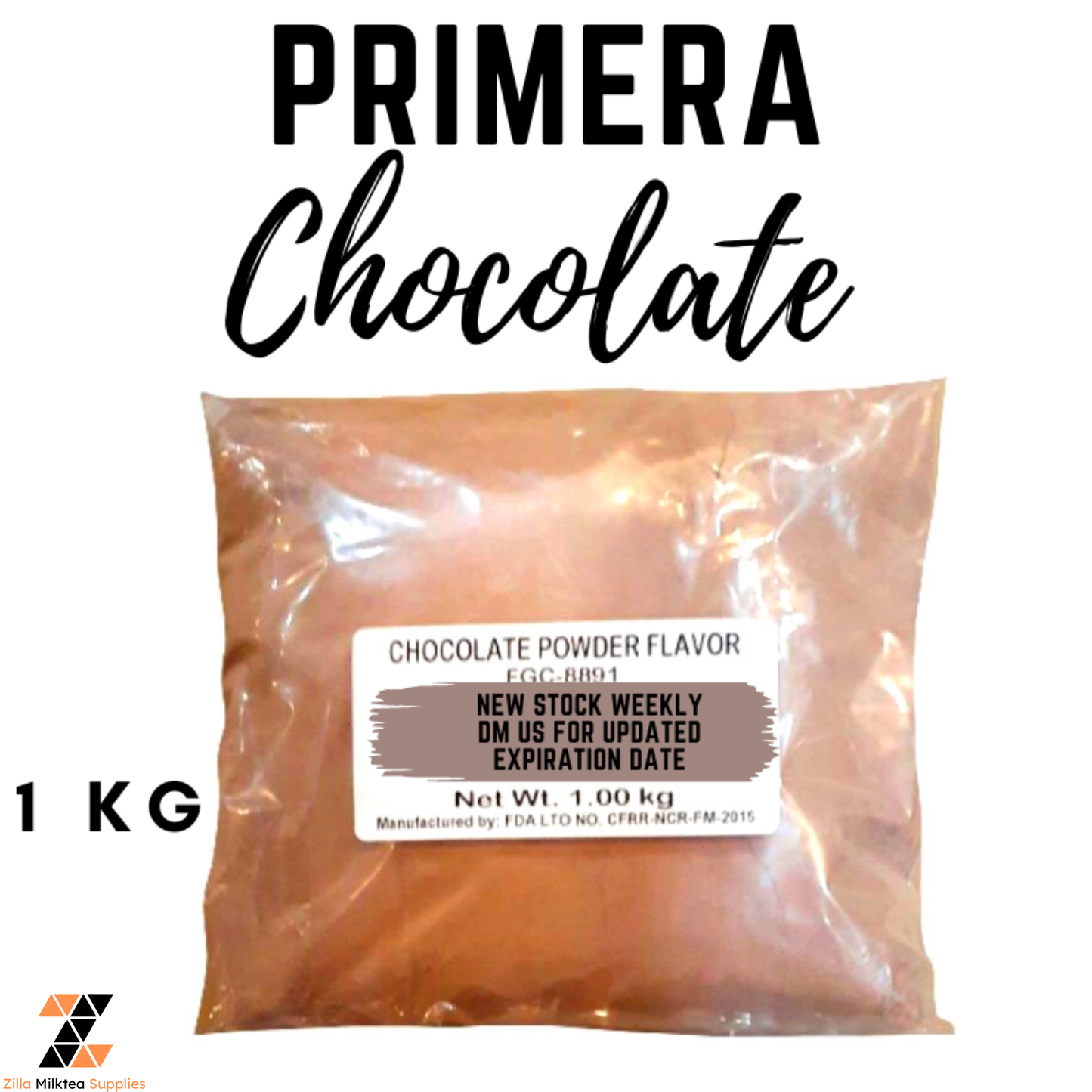Primera Premium Powder Flavor 1kg for Milktea, Milk Tea, Shakes and Frappe