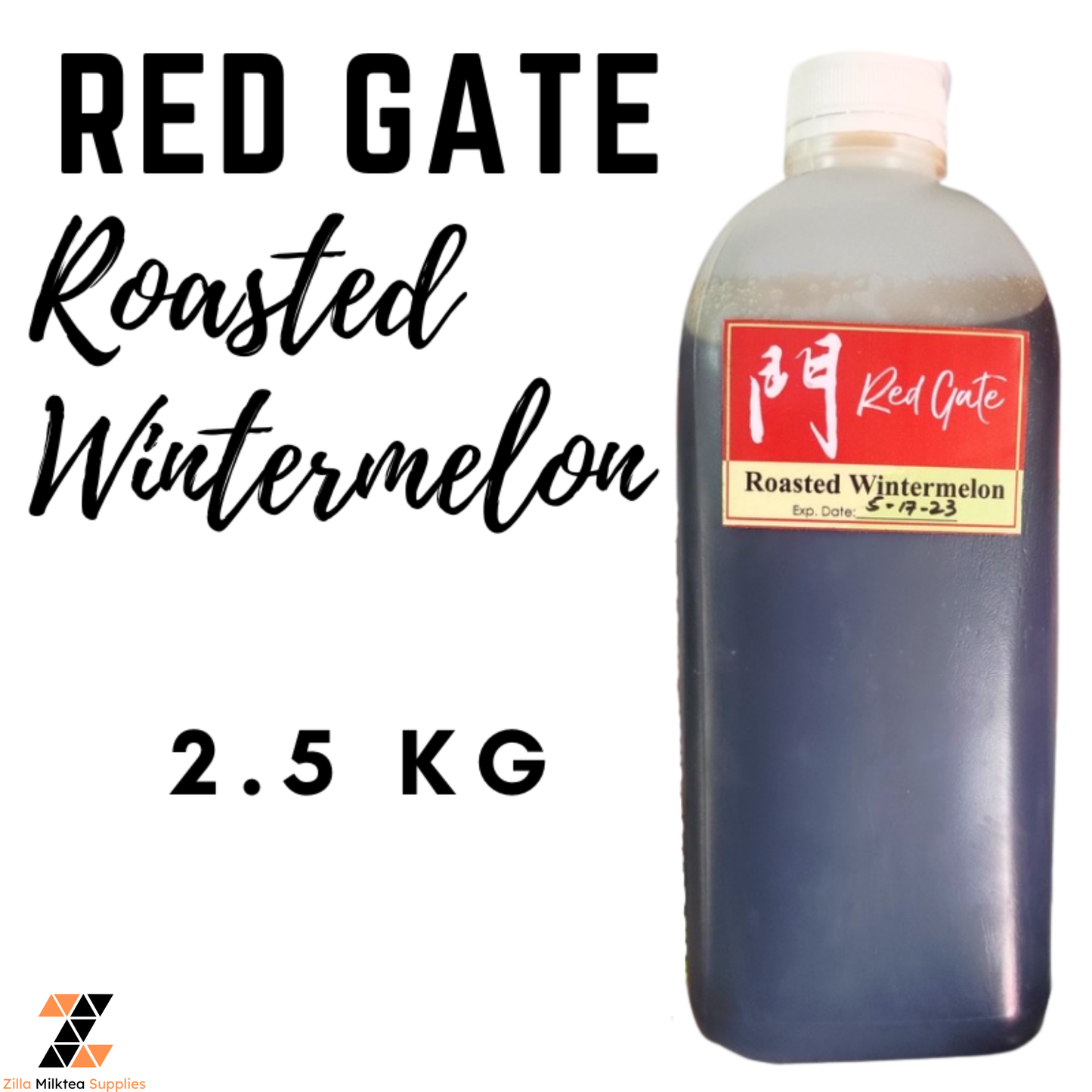 Red Gate Roasted Wintermelon syrup 2.5kg for Milktea, Milk Tea, Fruit Tea, Green team Shake, Frappe