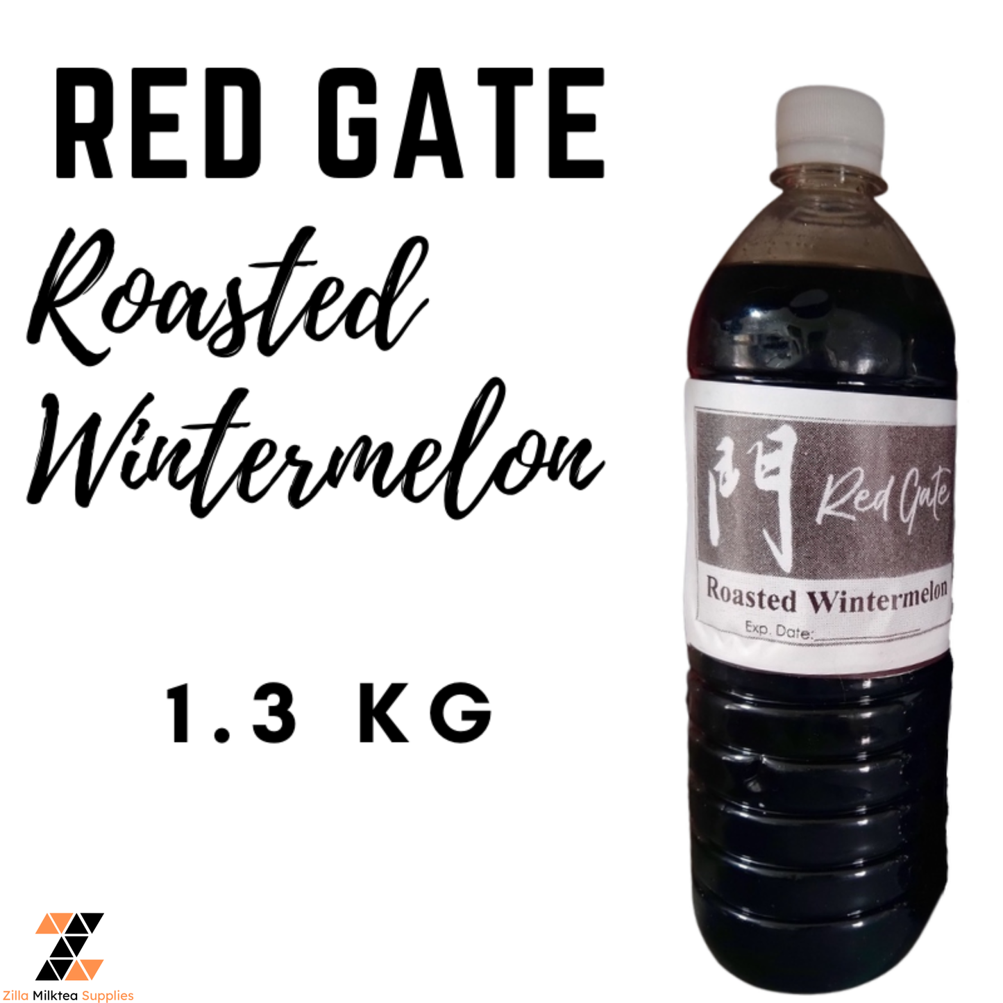 Red Gate Roasted Wintermelon 1.3kg syrup for Milktea, Milk Tea, Fruit Tea, Green team Shake, Frappe