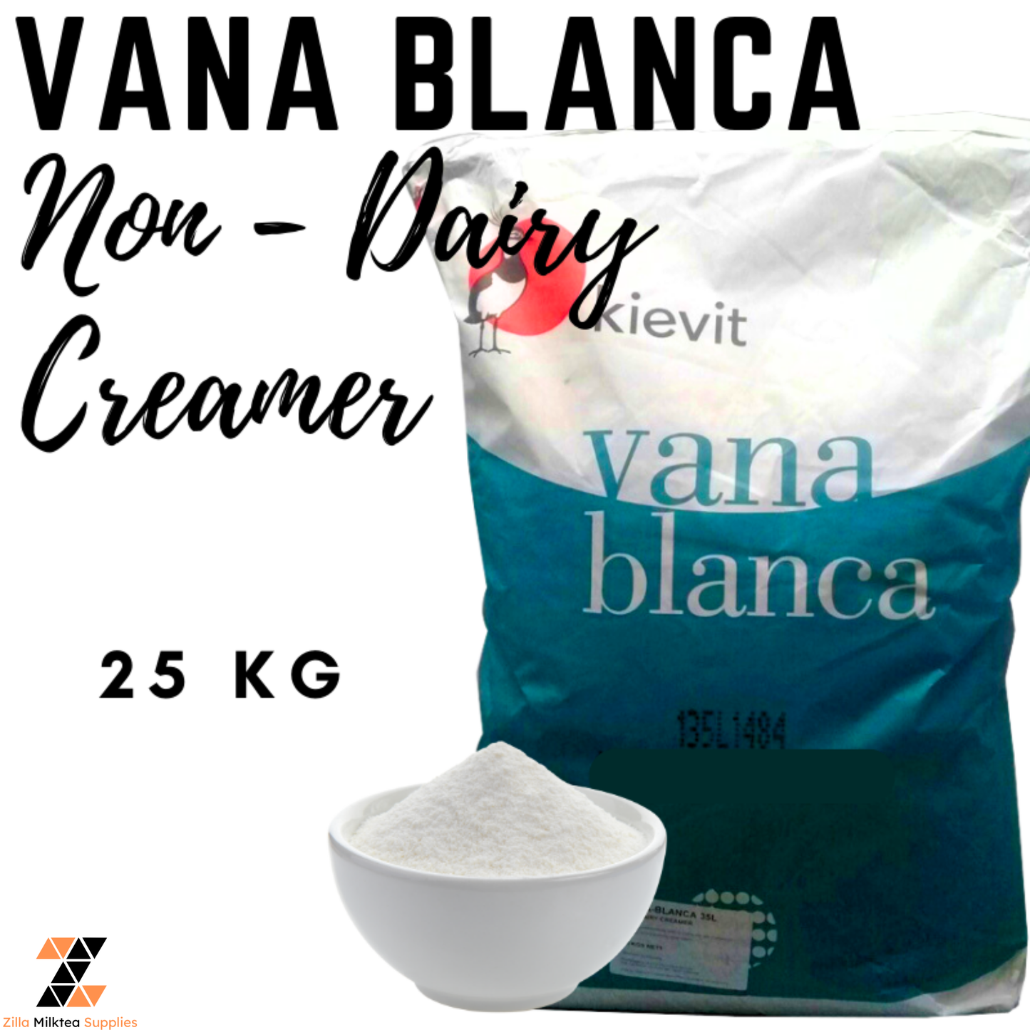 Vana Blanca 35C Creamer 25kgs for Milktea, Milk Tea, Shake and Frappe