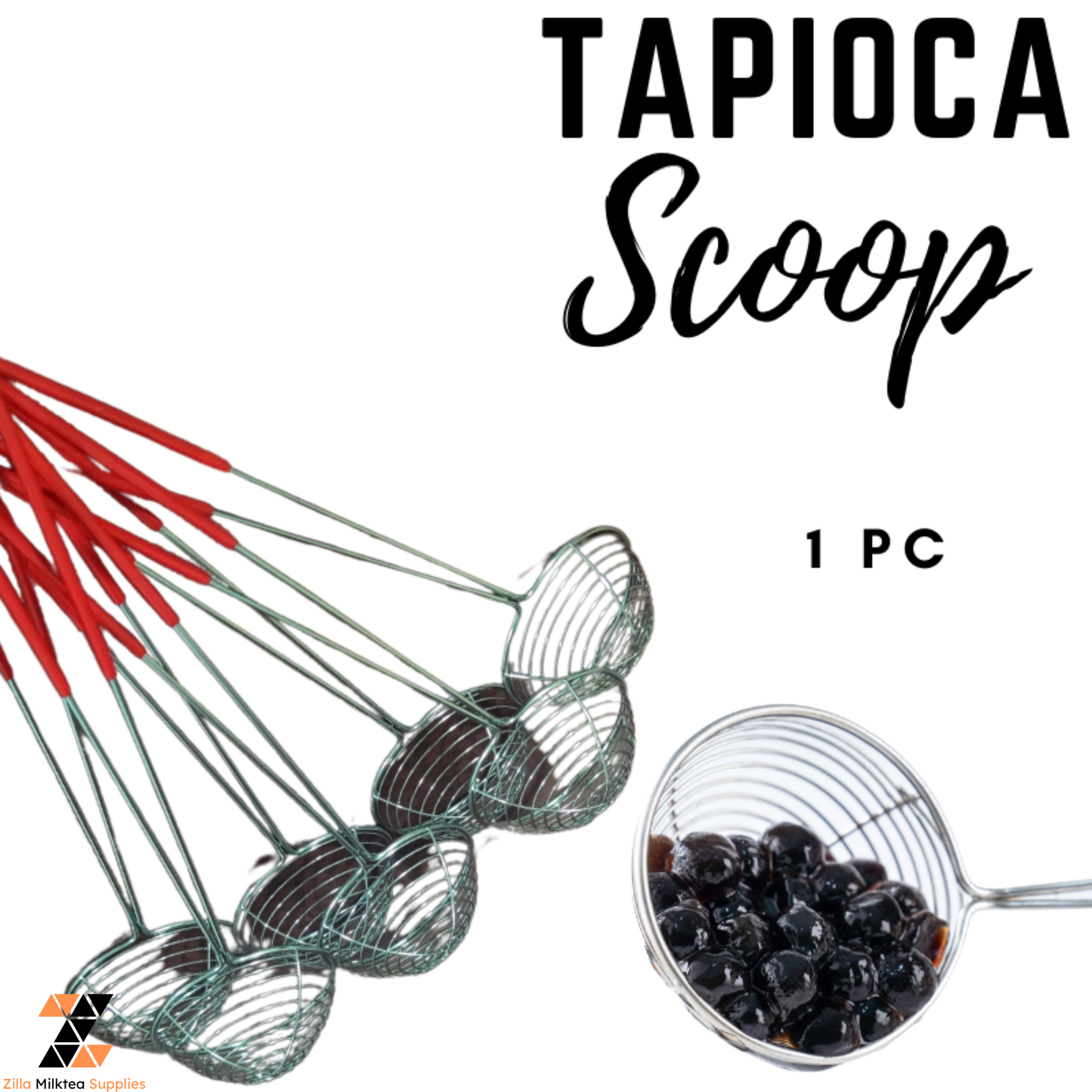 Tapioca Scoop Scooper Stainless Metal for Milktea, Milk Tea, Fruit Tea, Green tea Shake, Frappe