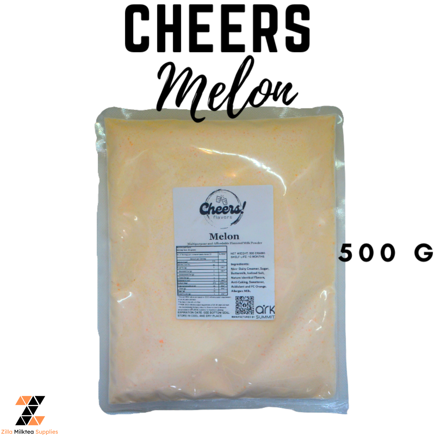 Cheers 500g Premium Powder Flavor for MilkTea, Shakes and Frappe