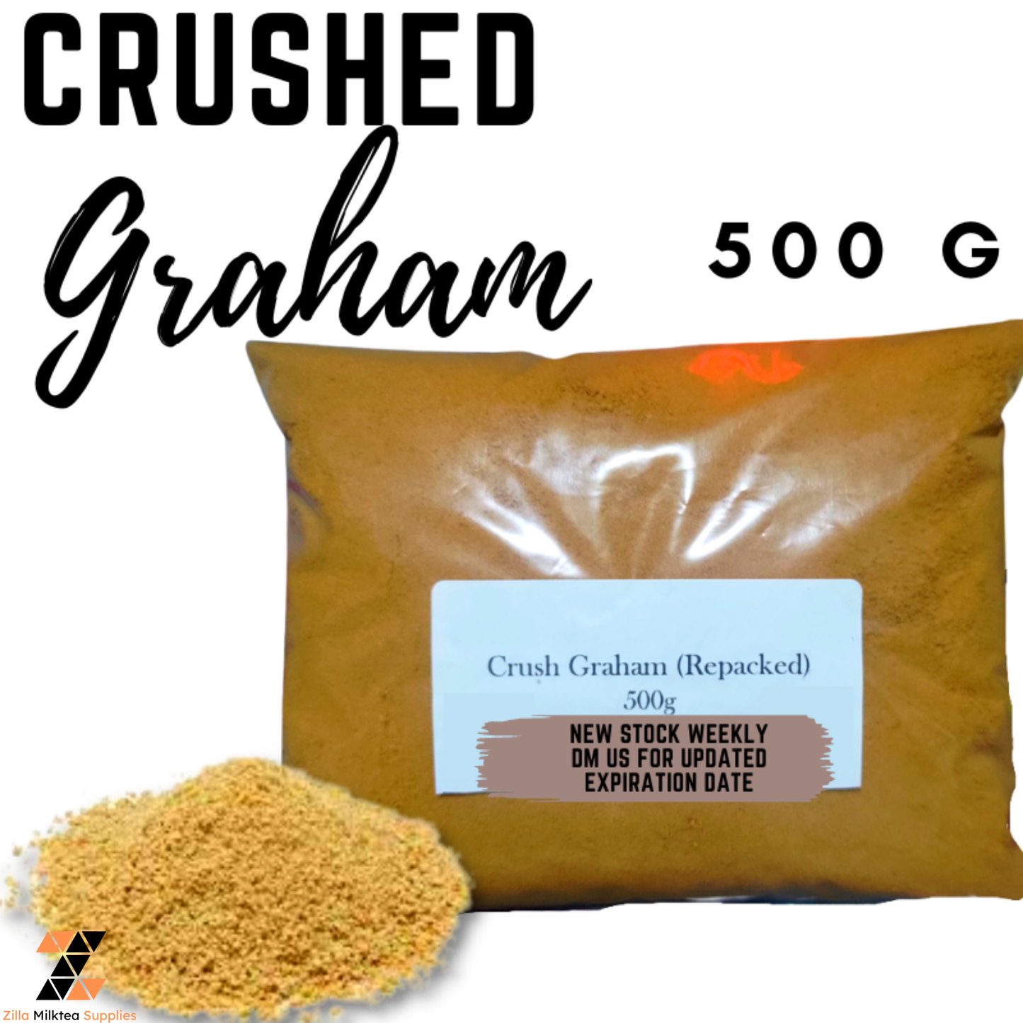M.Y. SAN Crushed Grahams 1kg or 500g Baking supplies, Desserts, graham balls