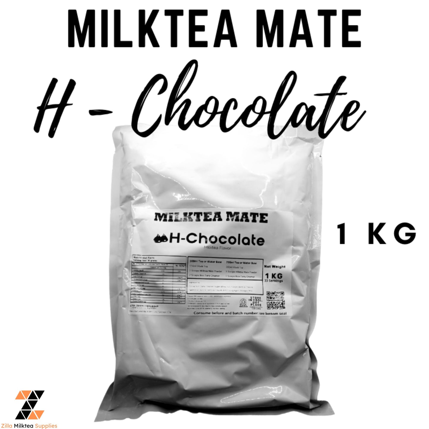 MLKT Powders, Milktea Mate Premium Powder Flavor 1kg for MilkTea, Shakes and Frappe