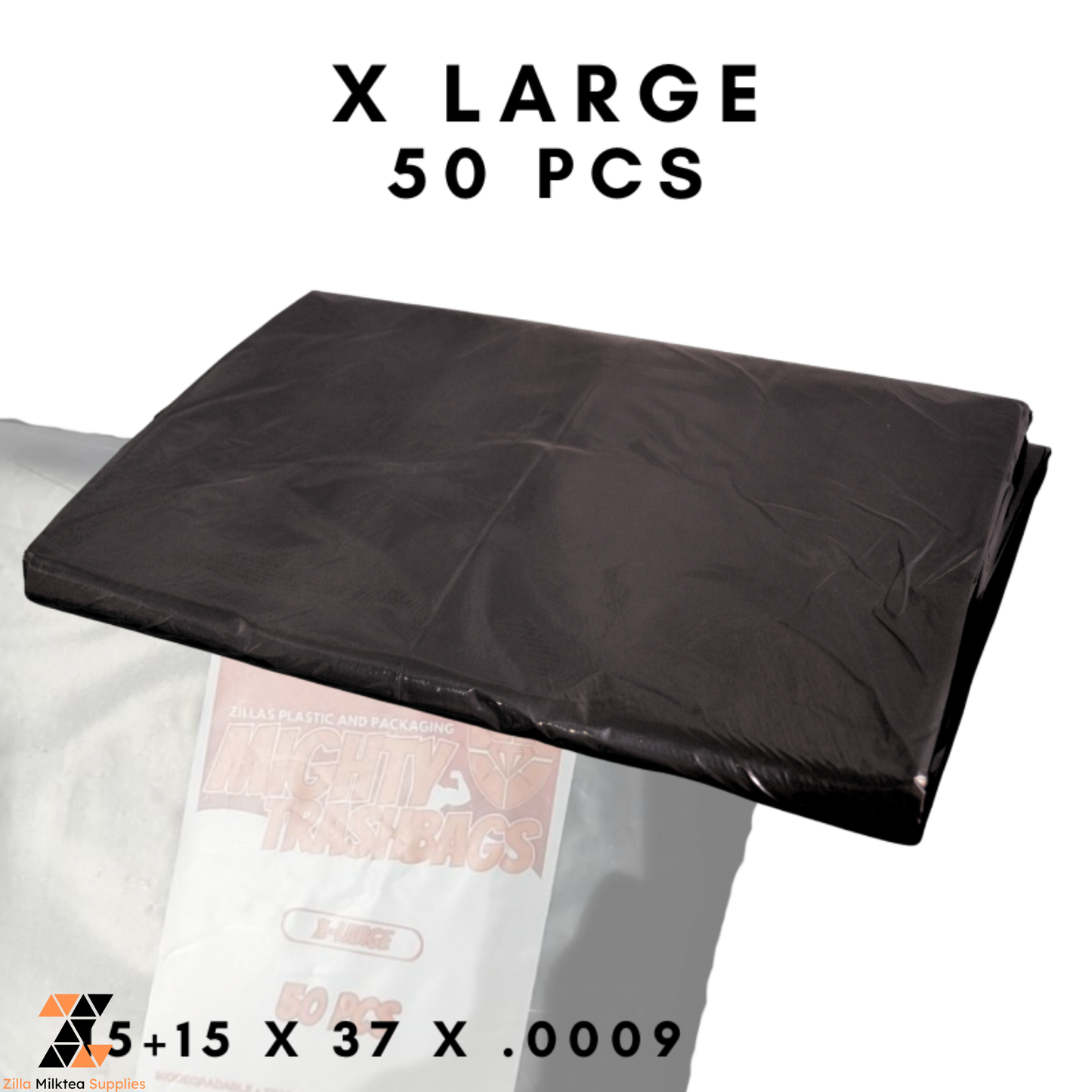 Mighty Trash Bags, Garbage Bag, Biodegradable, Makapal, Matibay (Small/Medium/Large/XL/XXL,Jumbo)