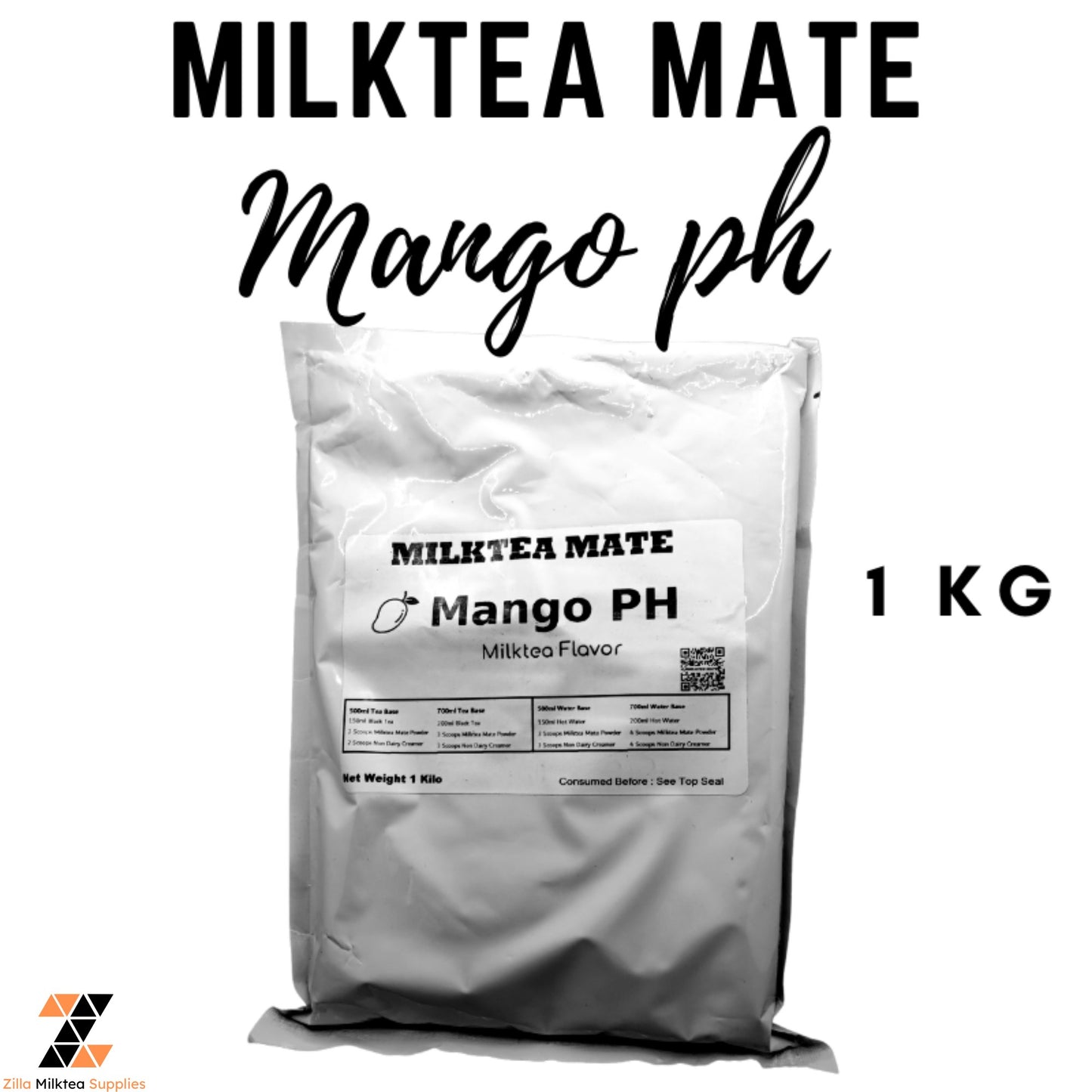 MLKT Powders, Milktea Mate Premium Powder Flavor 1kg for MilkTea, Shakes and Frappe