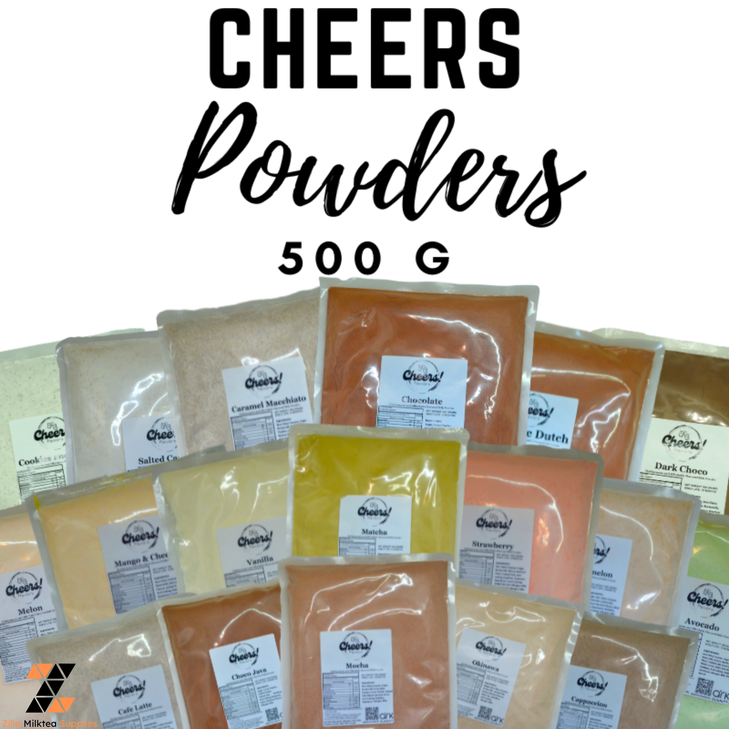 Cheers 500g Premium Powder Flavor for MilkTea, Shakes and Frappe