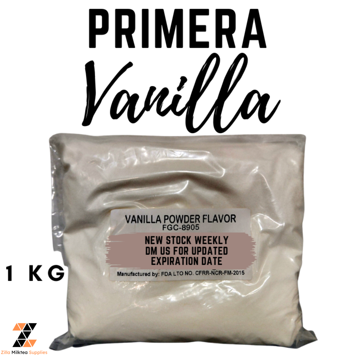 Primera Premium Powder Flavor 1kg for Milktea, Milk Tea, Shakes and Frappe