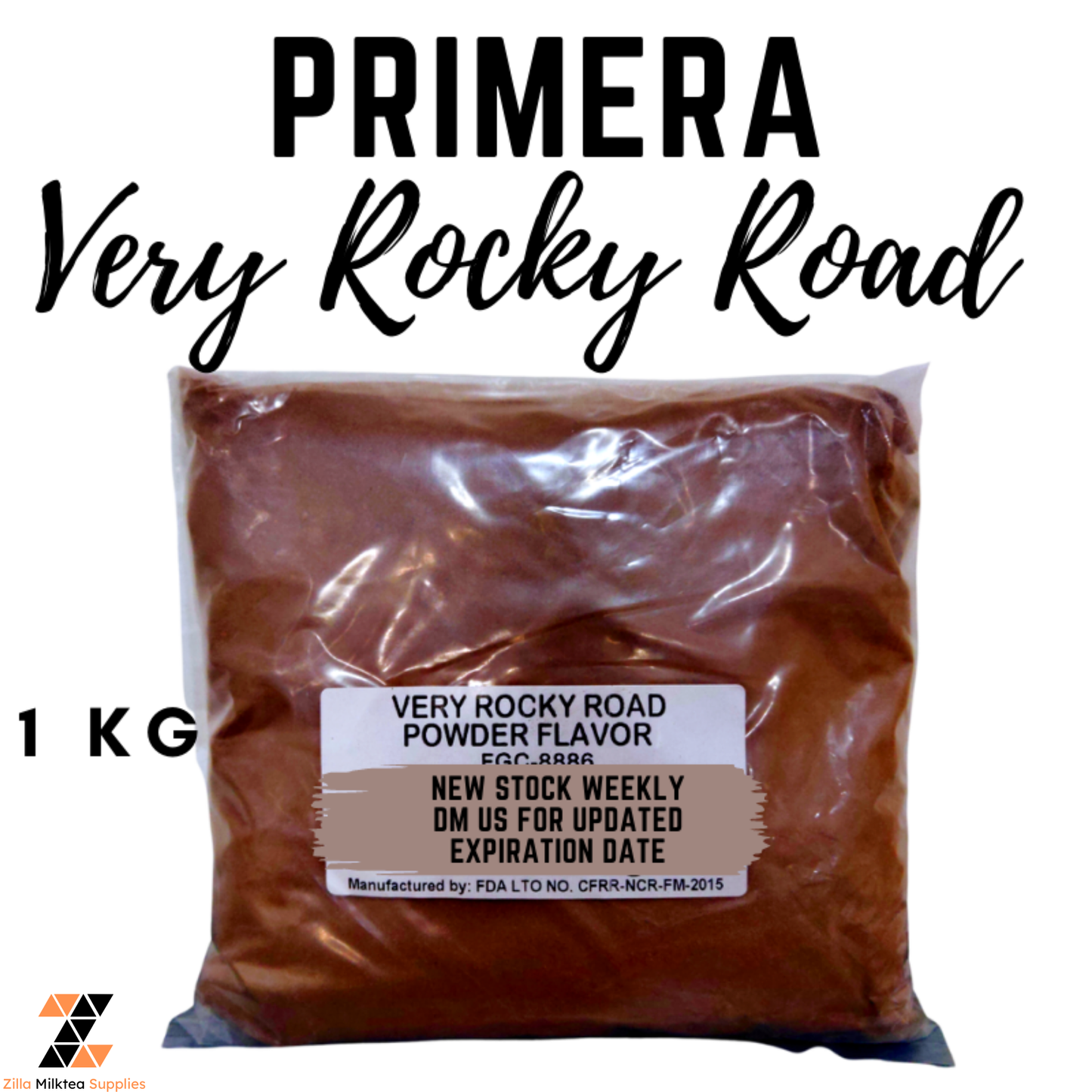 Primera Premium Powder Flavor 1kg for Milktea, Milk Tea, Shakes and Frappe