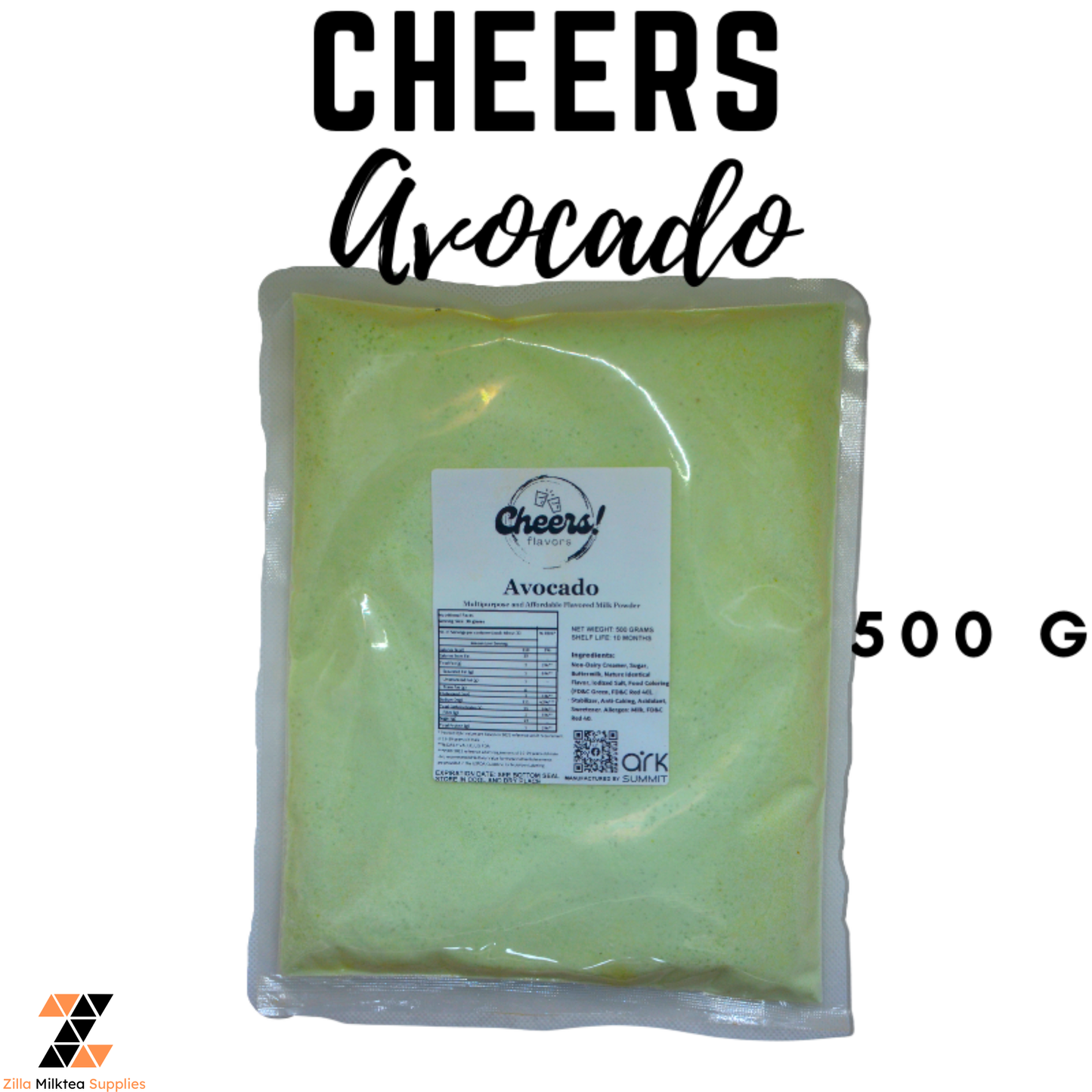 Cheers 500g Premium Powder Flavor for MilkTea, Shakes and Frappe