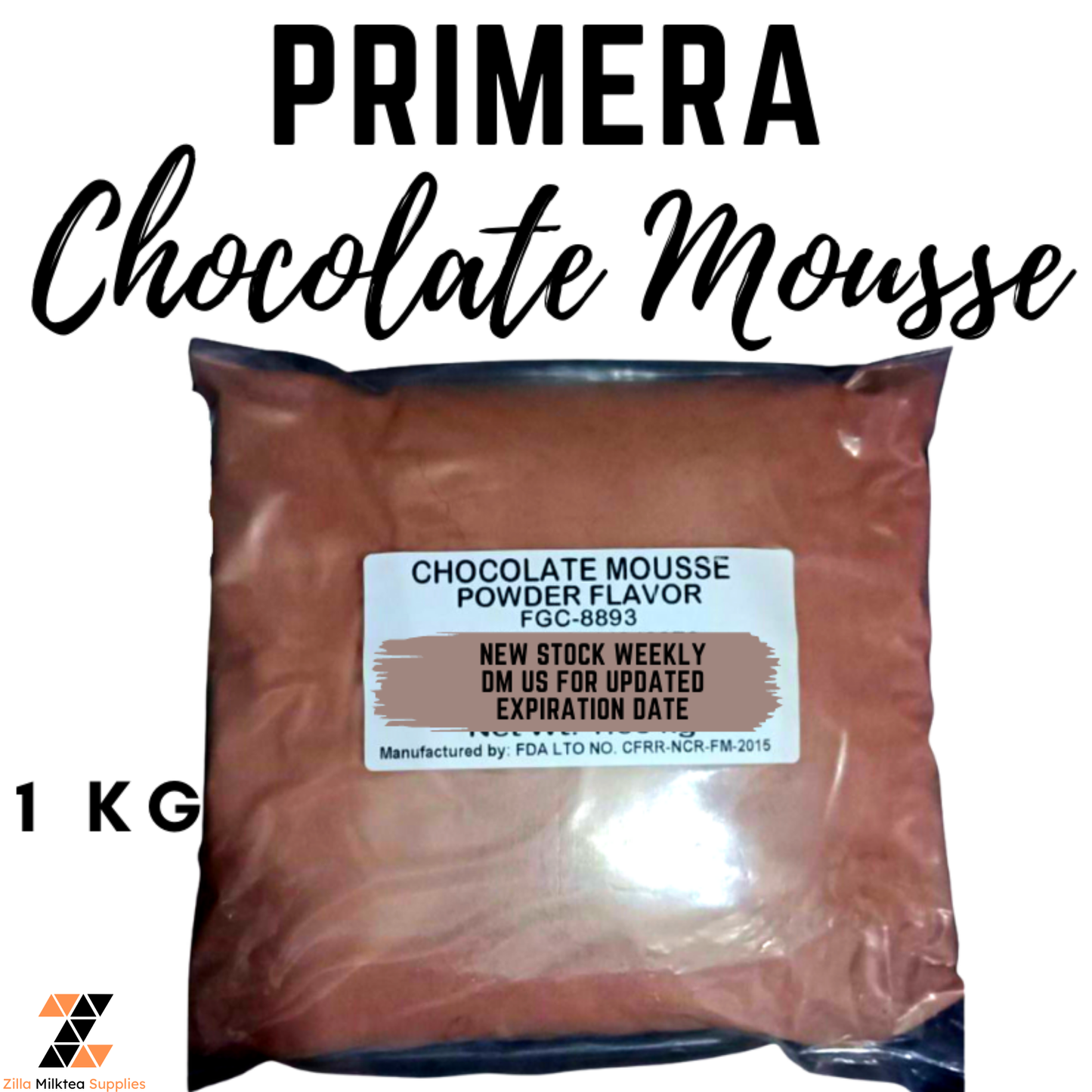 Primera Premium Powder Flavor 1kg for Milktea, Milk Tea, Shakes and Frappe