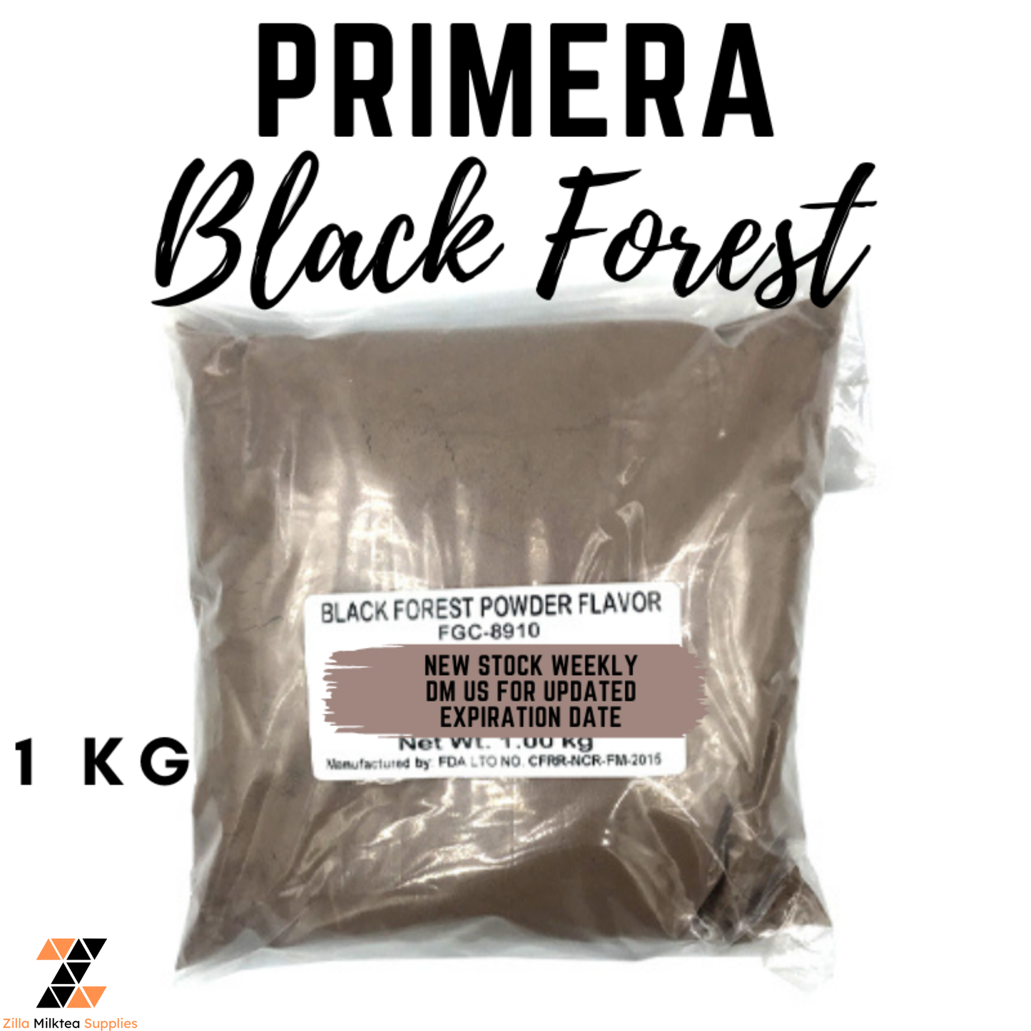 Primera Premium Powder Flavor 1kg for Milktea, Milk Tea, Shakes and Frappe