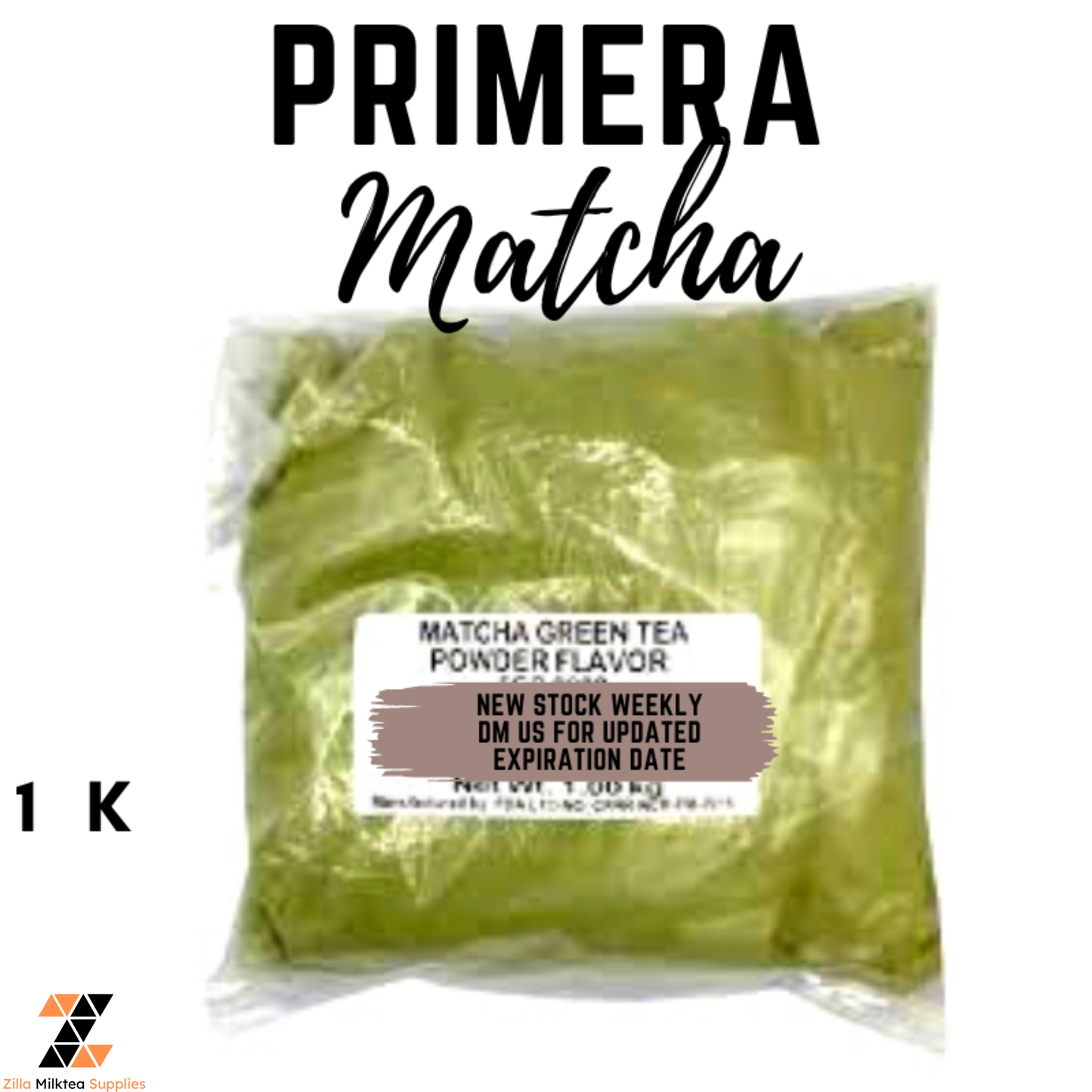 Primera Premium Powder Flavor 1kg for Milktea, Milk Tea, Shakes and Frappe