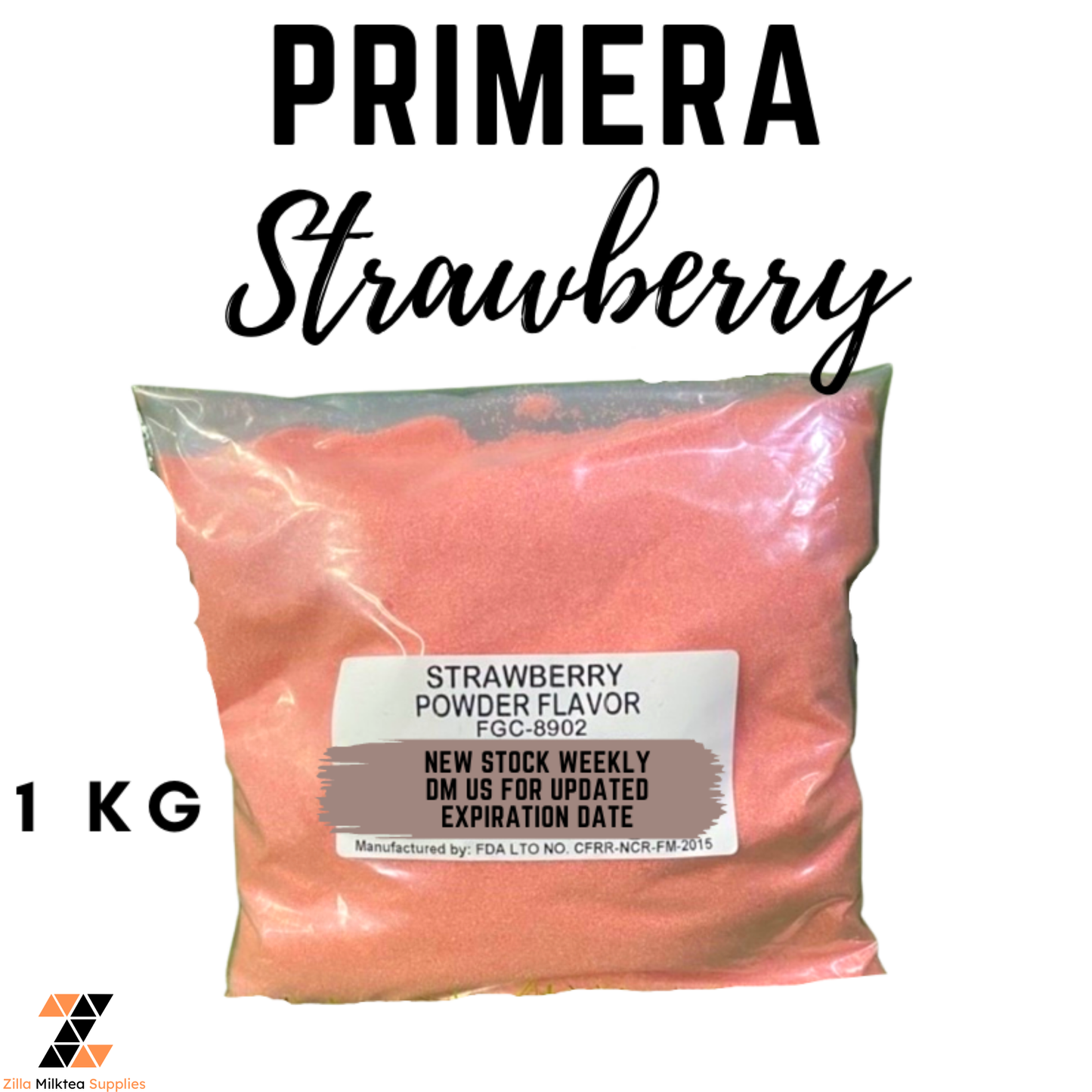 Primera Premium Powder Flavor 1kg for Milktea, Milk Tea, Shakes and Frappe