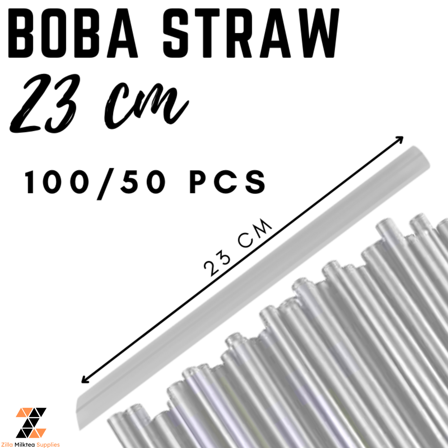 Boba Straws Individually Wrapped for Milktea, Milk Tea, Fruit Tea, Green tea Shake, Frappe