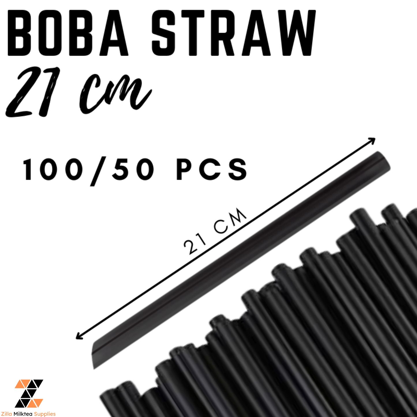 Boba Straws Individually Wrapped for Milktea, Milk Tea, Fruit Tea, Green tea Shake, Frappe