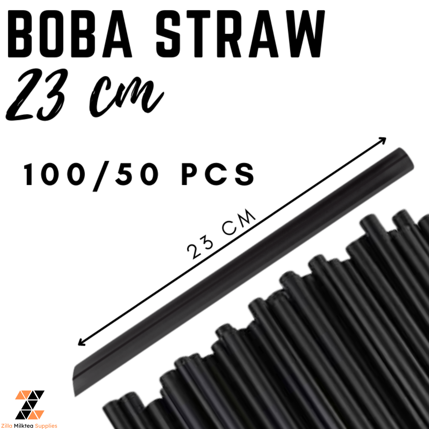 Boba Straws Individually Wrapped for Milktea, Milk Tea, Fruit Tea, Green tea Shake, Frappe