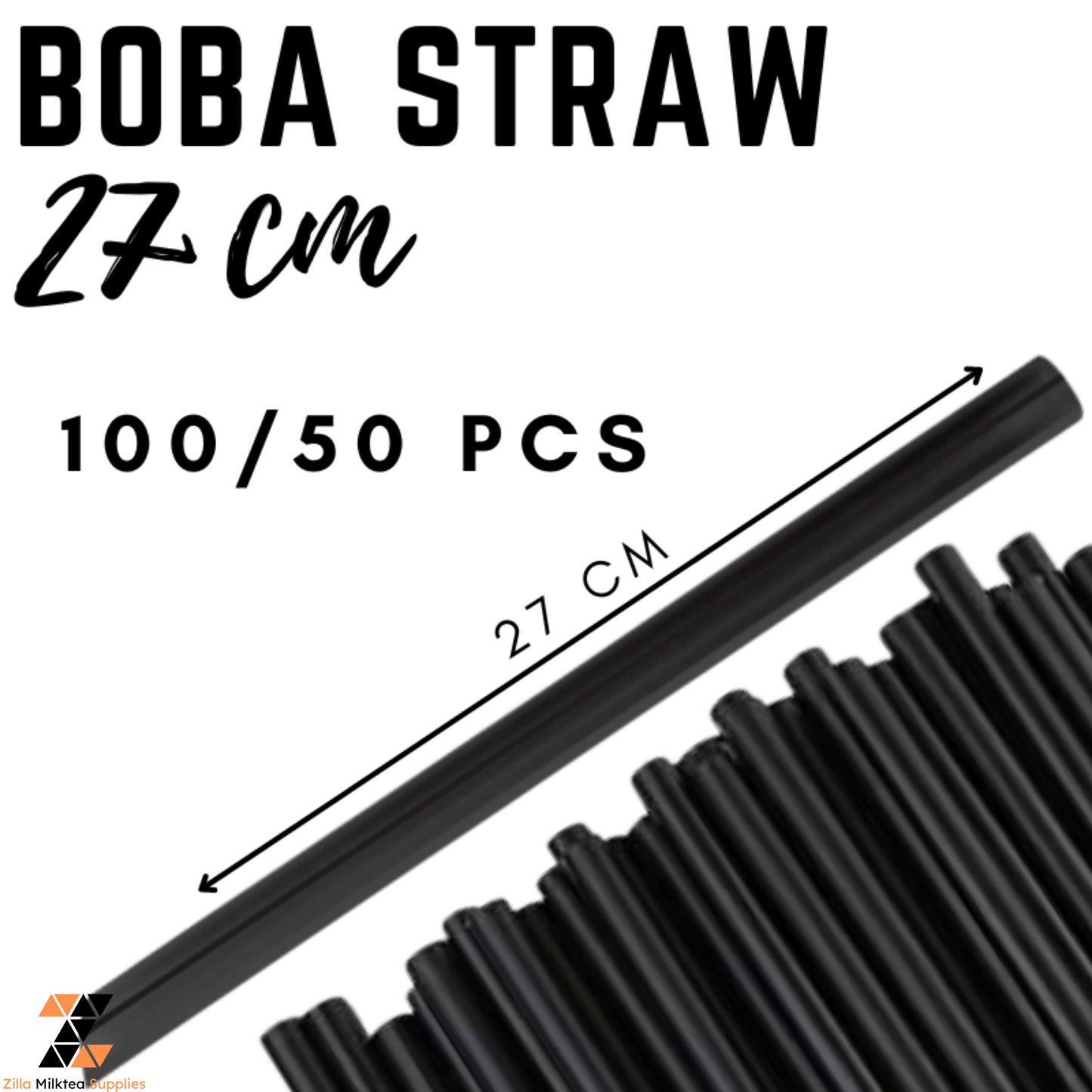 Boba Straws Individually Wrapped for Milktea, Milk Tea, Fruit Tea, Green tea Shake, Frappe