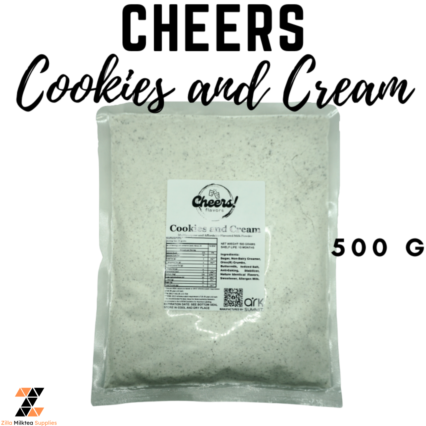 Cheers 500g Premium Powder Flavor for MilkTea, Shakes and Frappe
