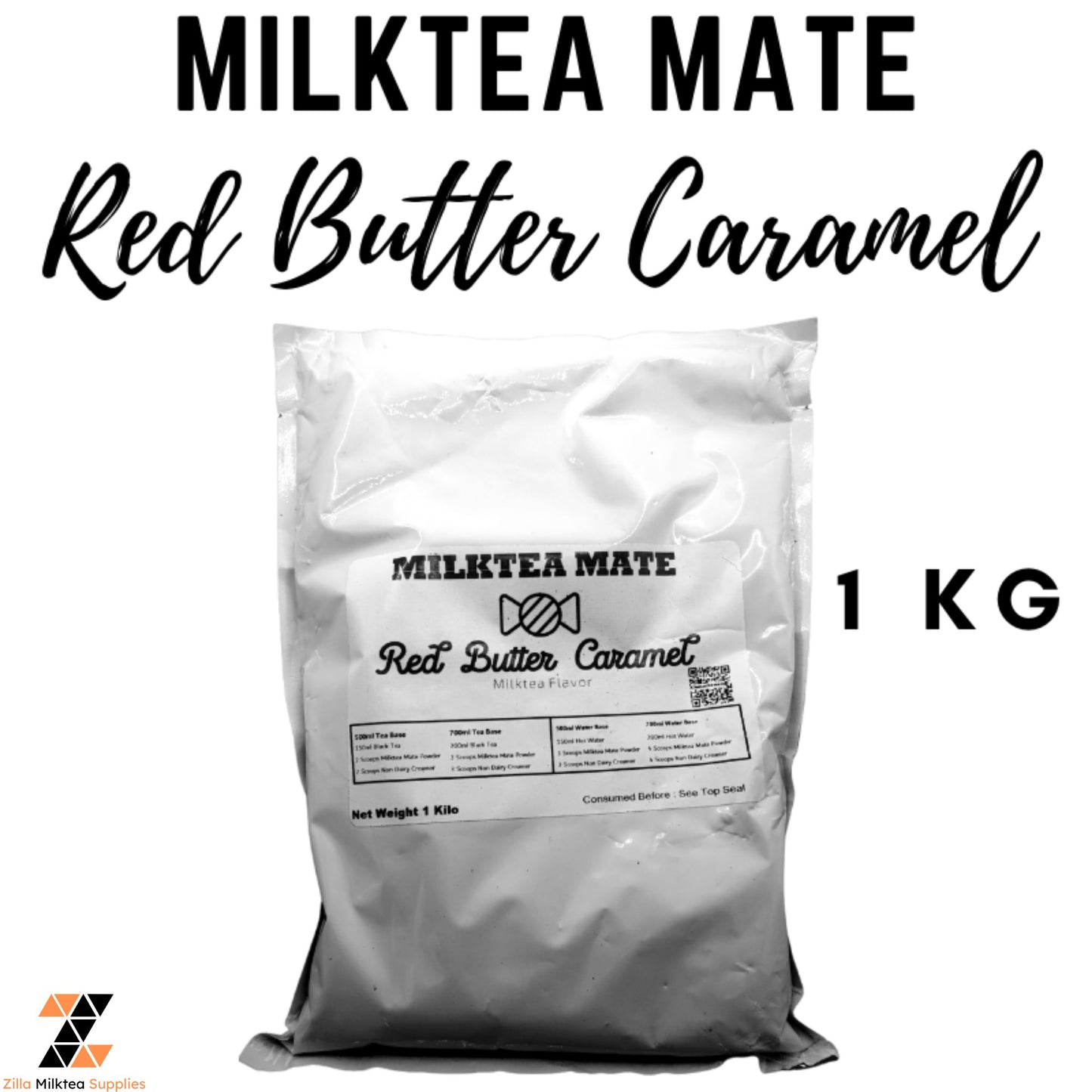 MLKT Powders, Milktea Mate Premium Powder Flavor 1kg for MilkTea, Shakes and Frappe