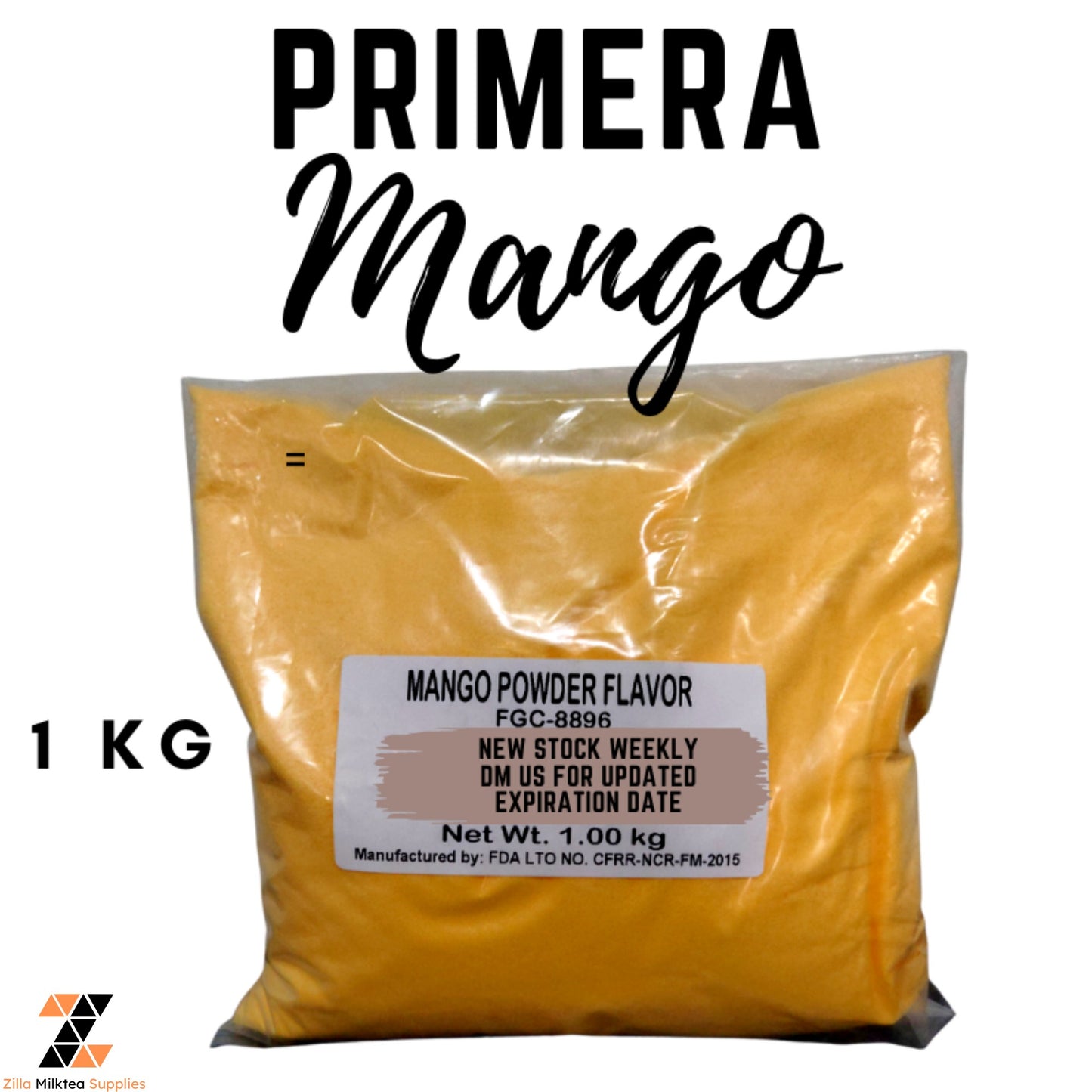 Primera Premium Powder Flavor 1kg for Milktea, Milk Tea, Shakes and Frappe