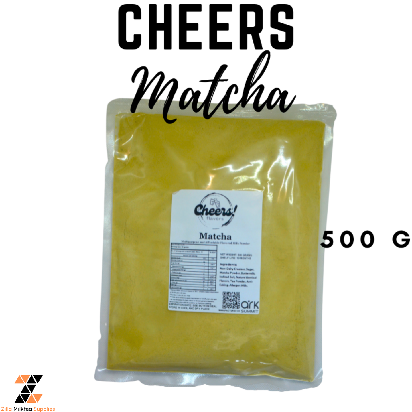 Cheers 500g Premium Powder Flavor for MilkTea, Shakes and Frappe