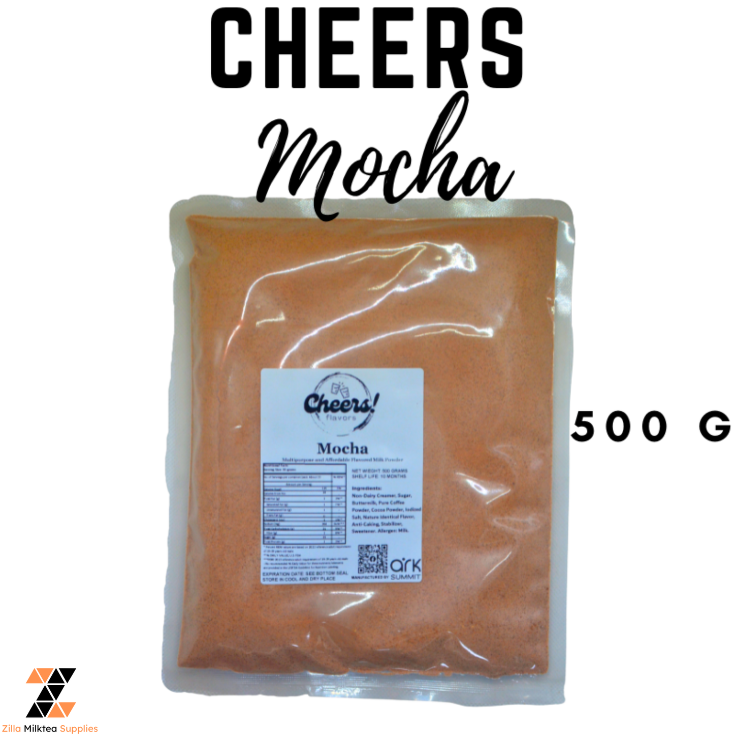 Cheers 500g Premium Powder Flavor for MilkTea, Shakes and Frappe