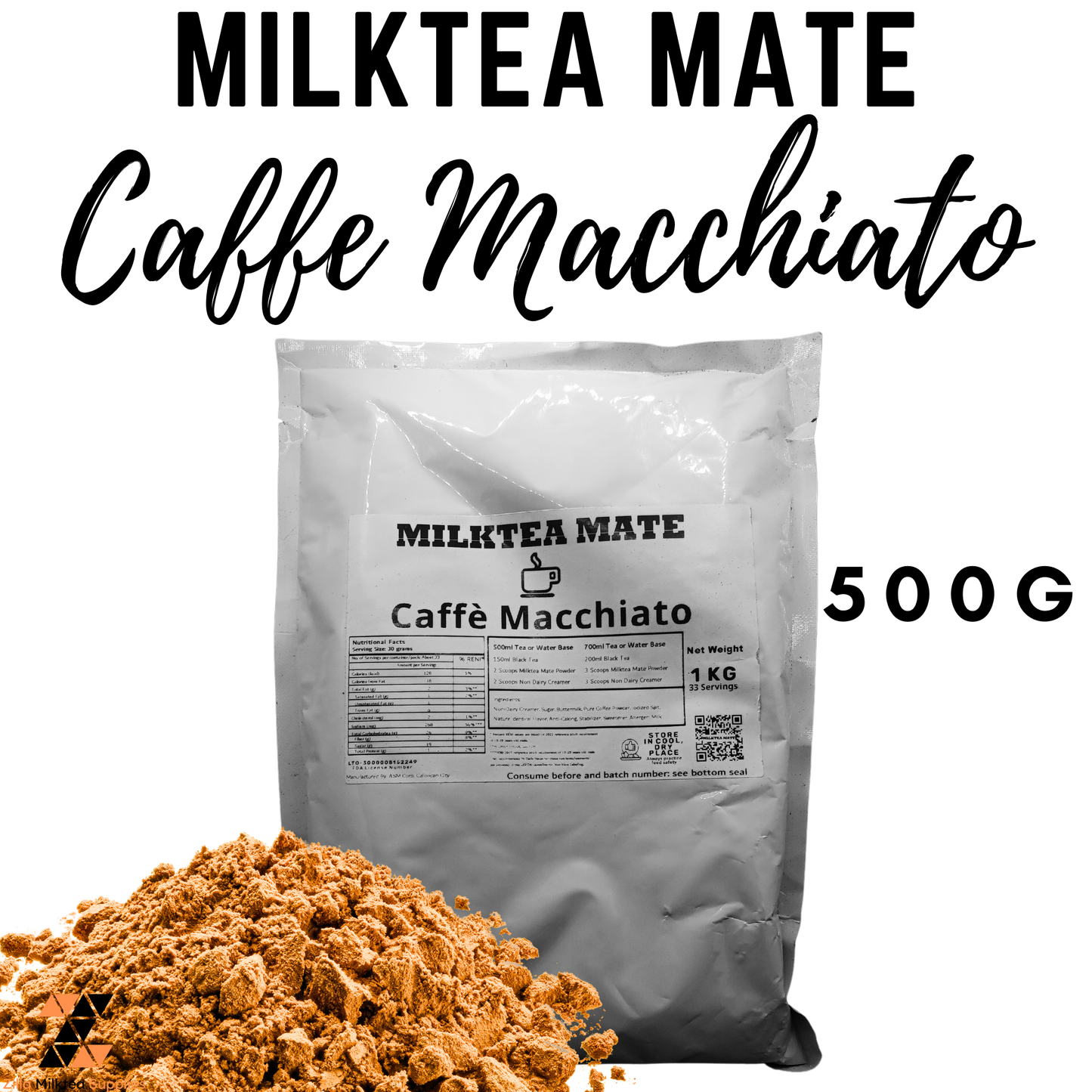 Milktea Mate Premium Powder 500g for MilkTea, Shakes and Frappe