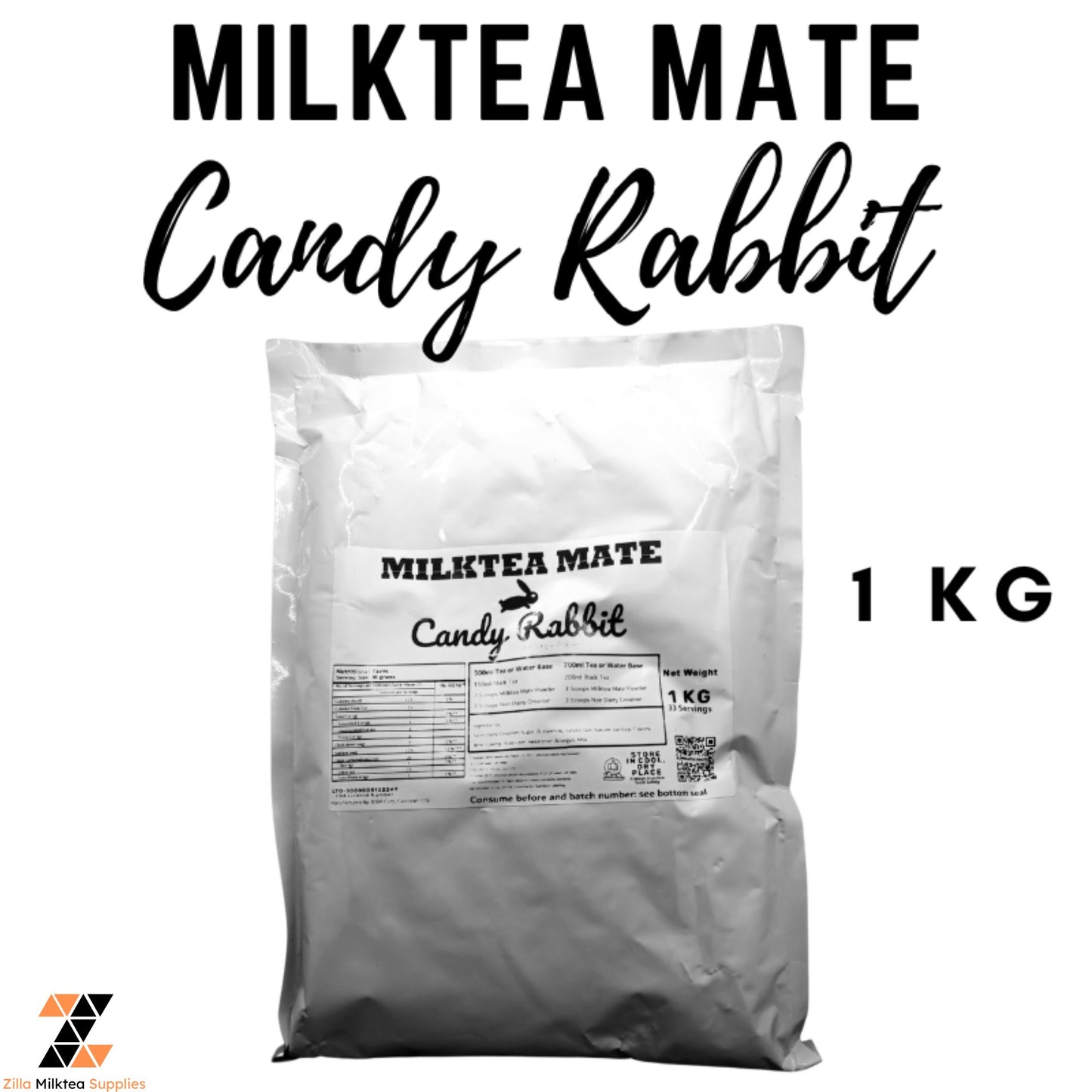 MLKT Powders, Milktea Mate Premium Powder Flavor 1kg for MilkTea, Shakes and Frappe
