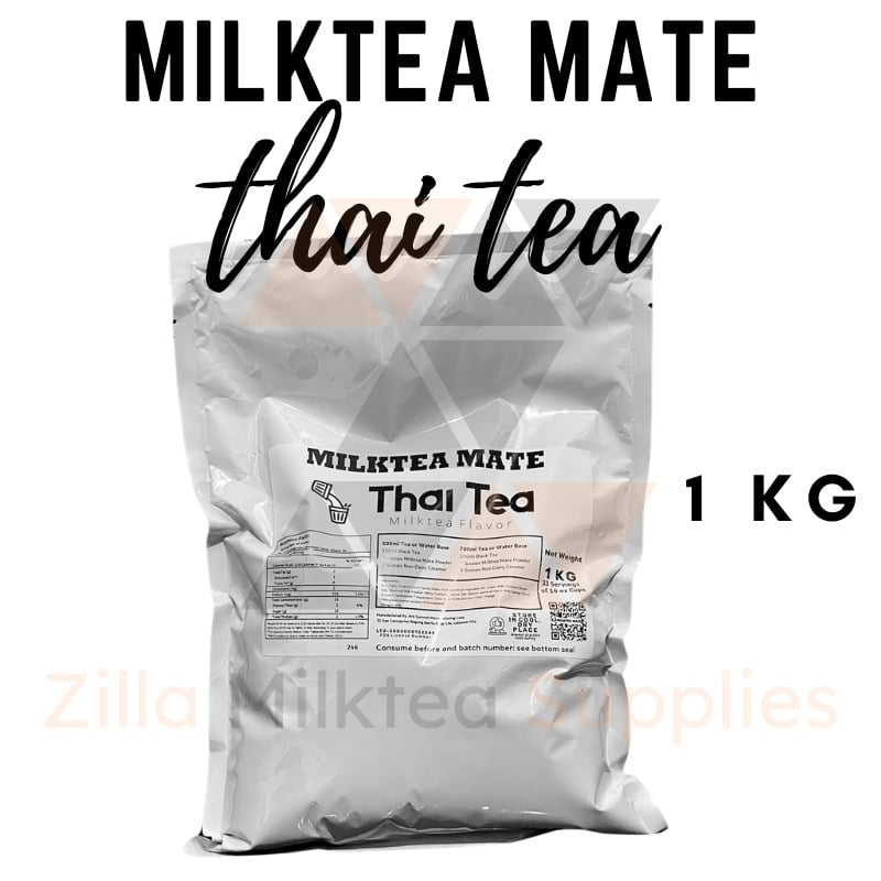 MLKT Powders, Milktea Mate Premium Powder Flavor 1kg for MilkTea, Shakes and Frappe