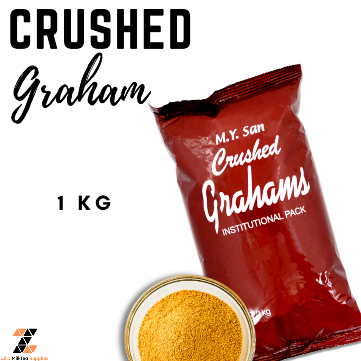 M.Y. SAN Crushed Grahams 1kg or 500g Baking supplies, Desserts, graham balls