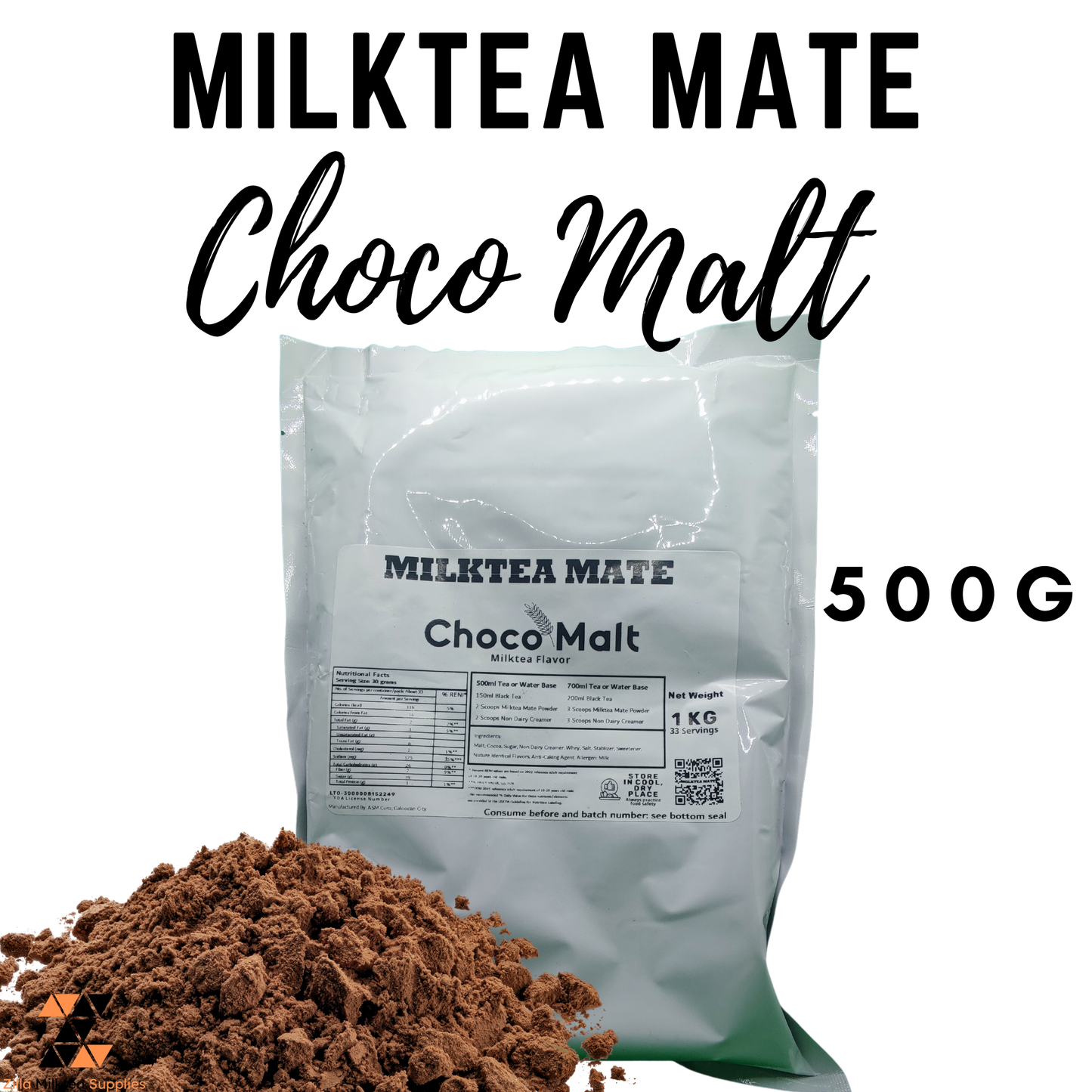 Milktea Mate Premium Powder 500g for MilkTea, Shakes and Frappe