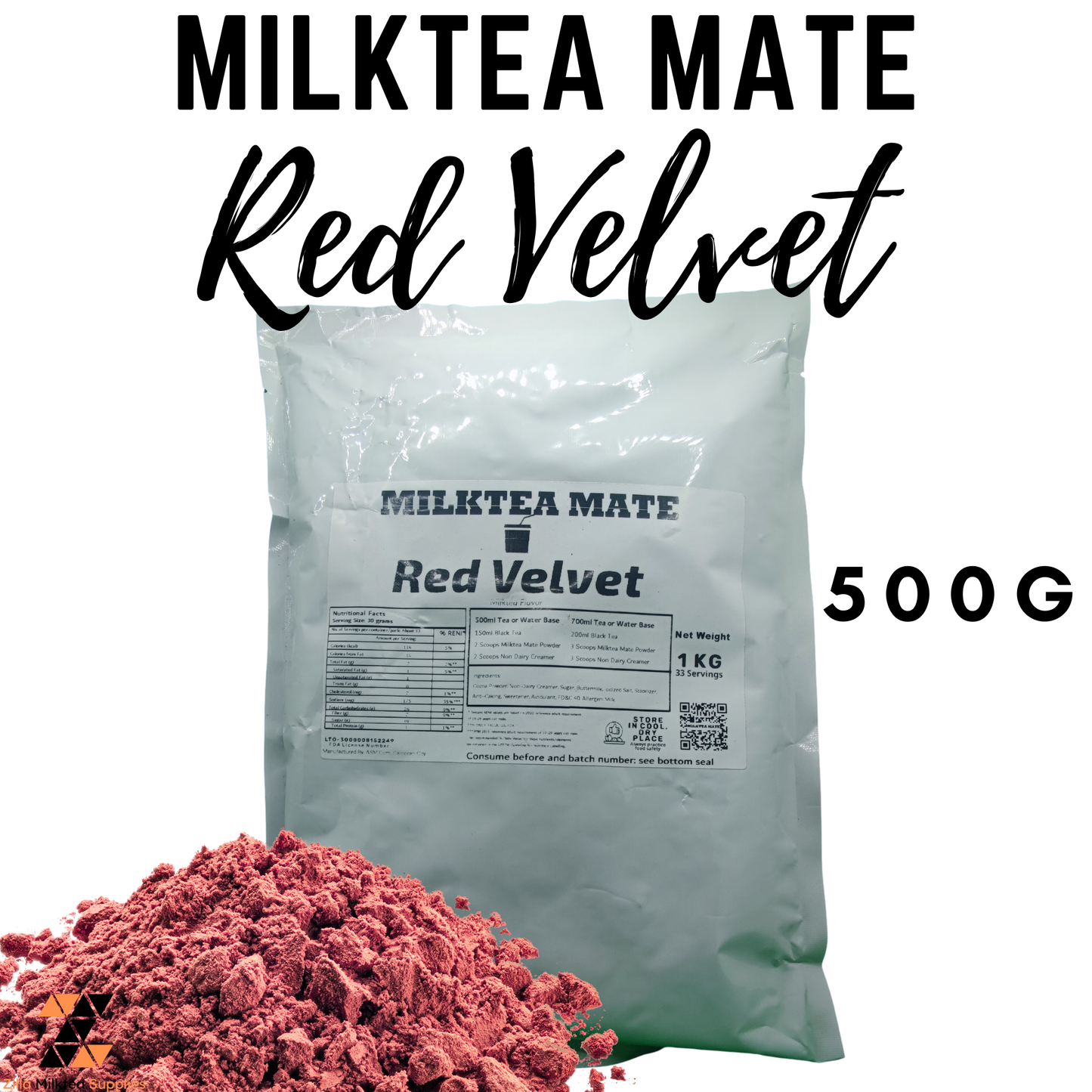 Milktea Mate Premium Powder 500g for MilkTea, Shakes and Frappe