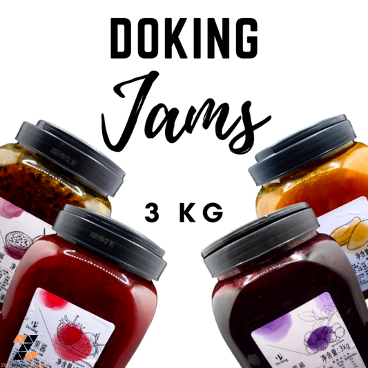 Doking 3kg Blueberry, Strawberry, Mango Jam  for Milktea, Milk Tea, Fruit Tea, Green tea Shake, Frappe