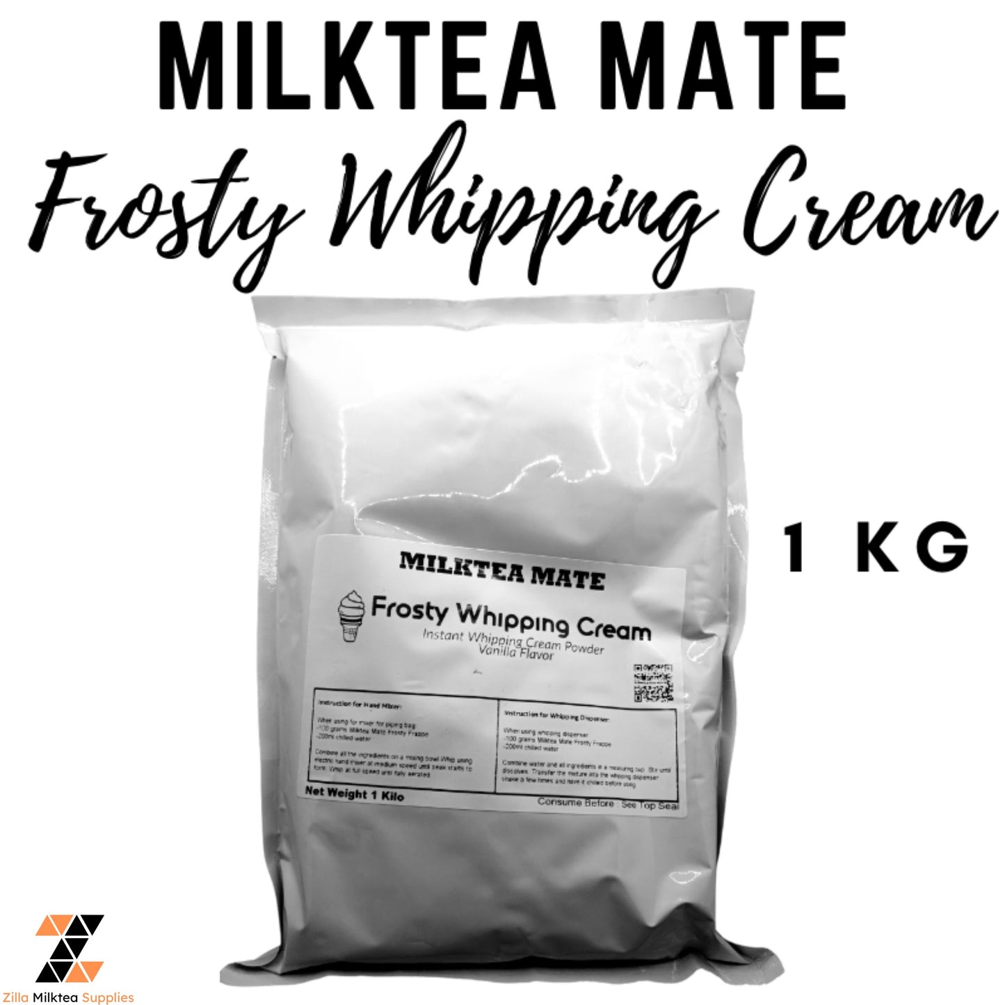 MLKT Powders, Milktea Mate Premium Powder Flavor 1kg for MilkTea, Shakes and Frappe