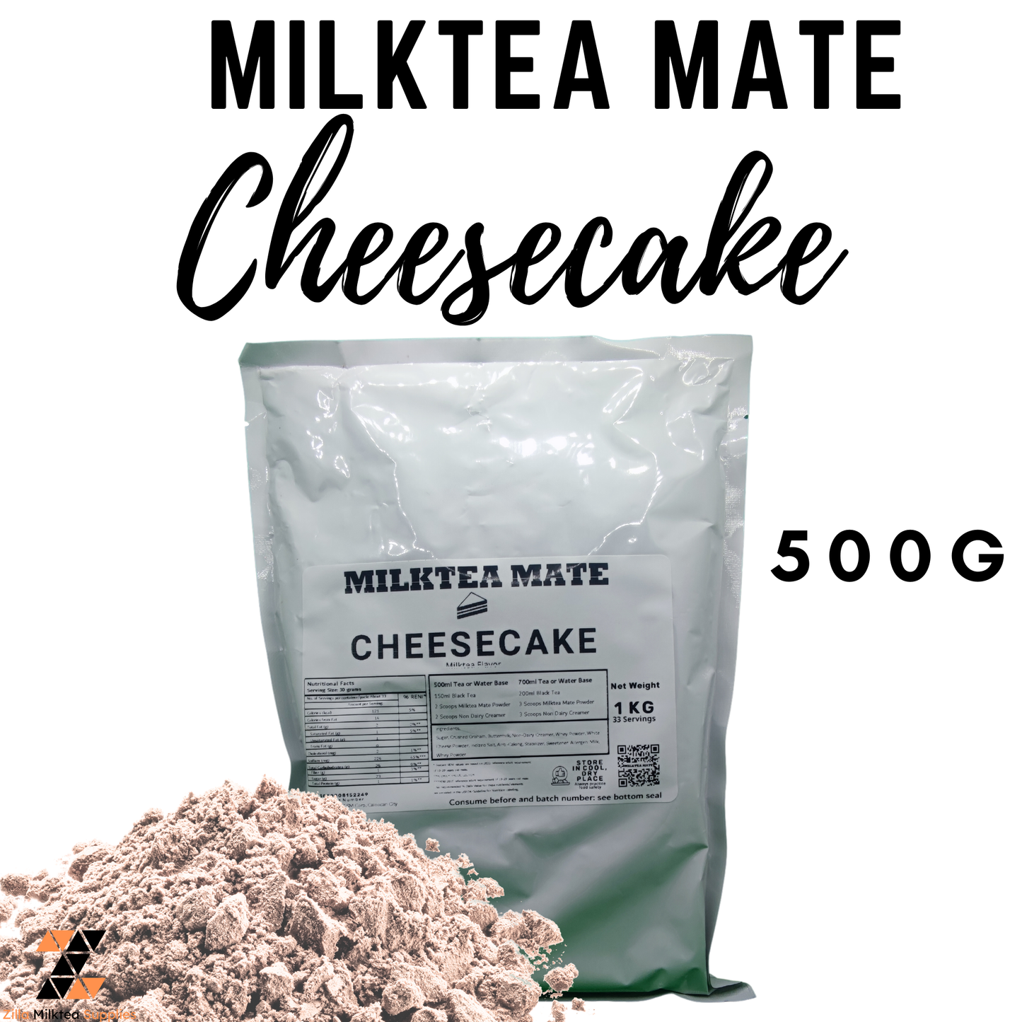 Milktea Mate Premium Powder 500g for MilkTea, Shakes and Frappe