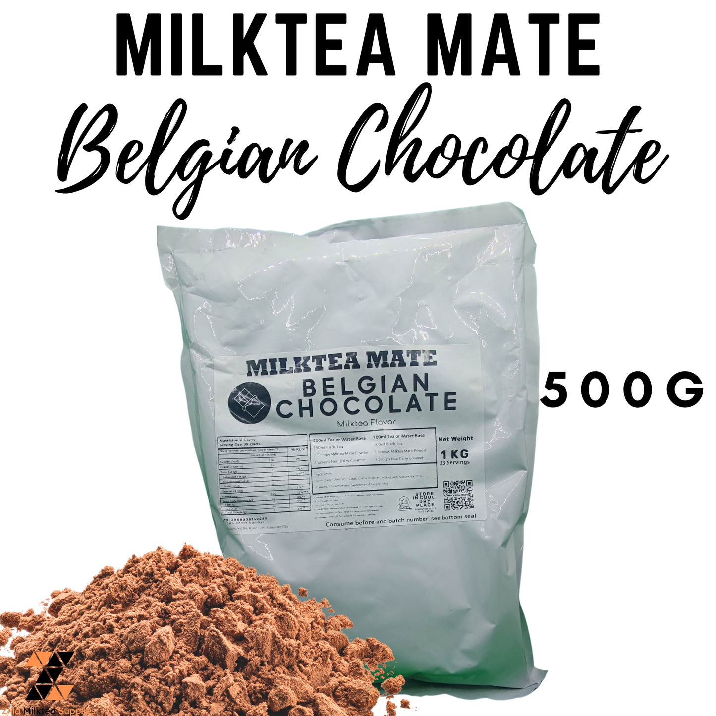 Milktea Mate Premium Powder 500g for MilkTea, Shakes and Frappe