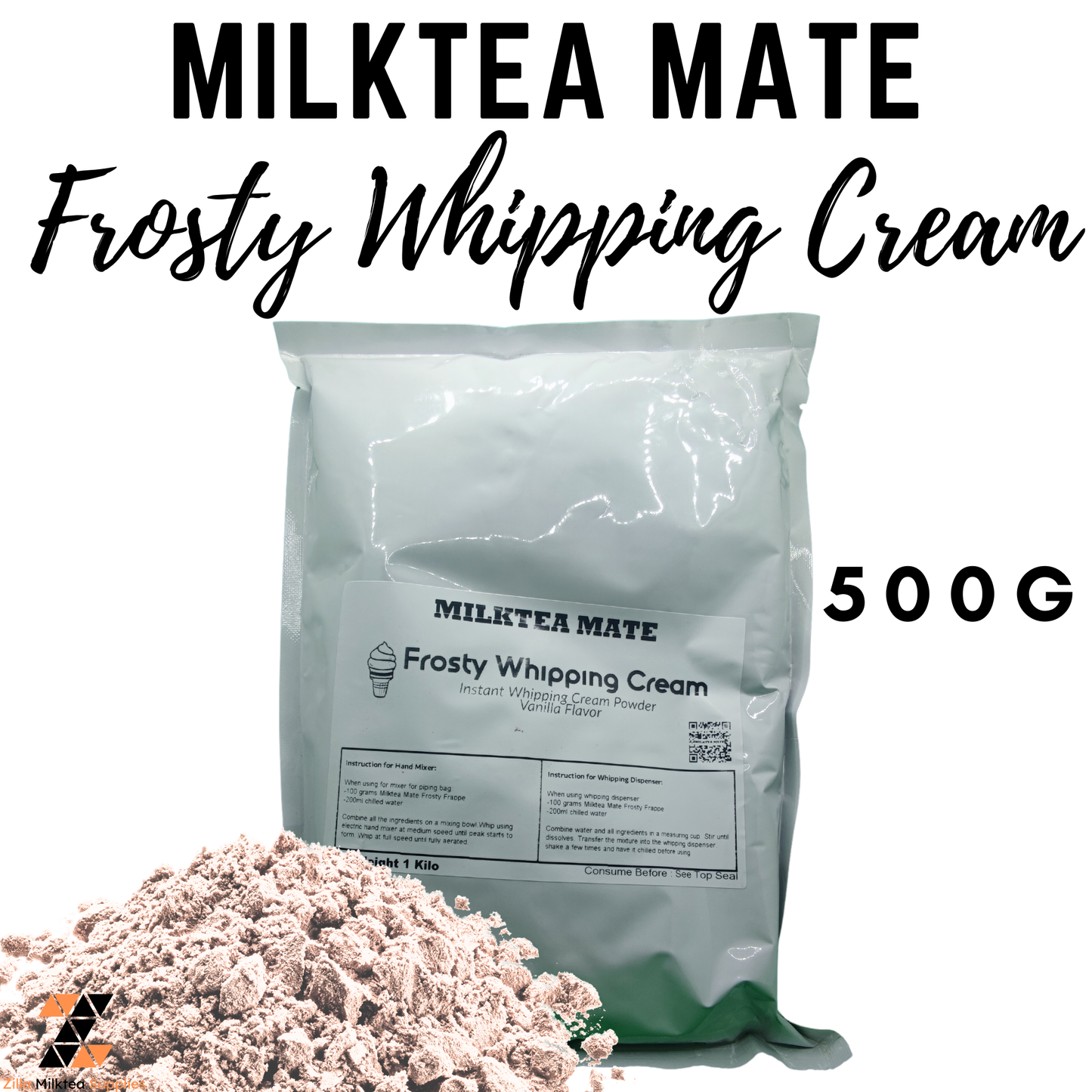 Milktea Mate Premium Powder 500g for MilkTea, Shakes and Frappe