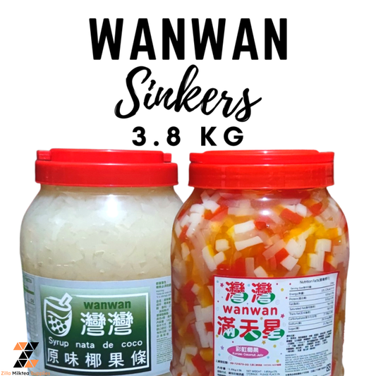 3.8kg Wanwan Nata de Coco, Fruit Jelly 3.8kg  for Milktea, Milk Tea, Fruit Tea, Shakes