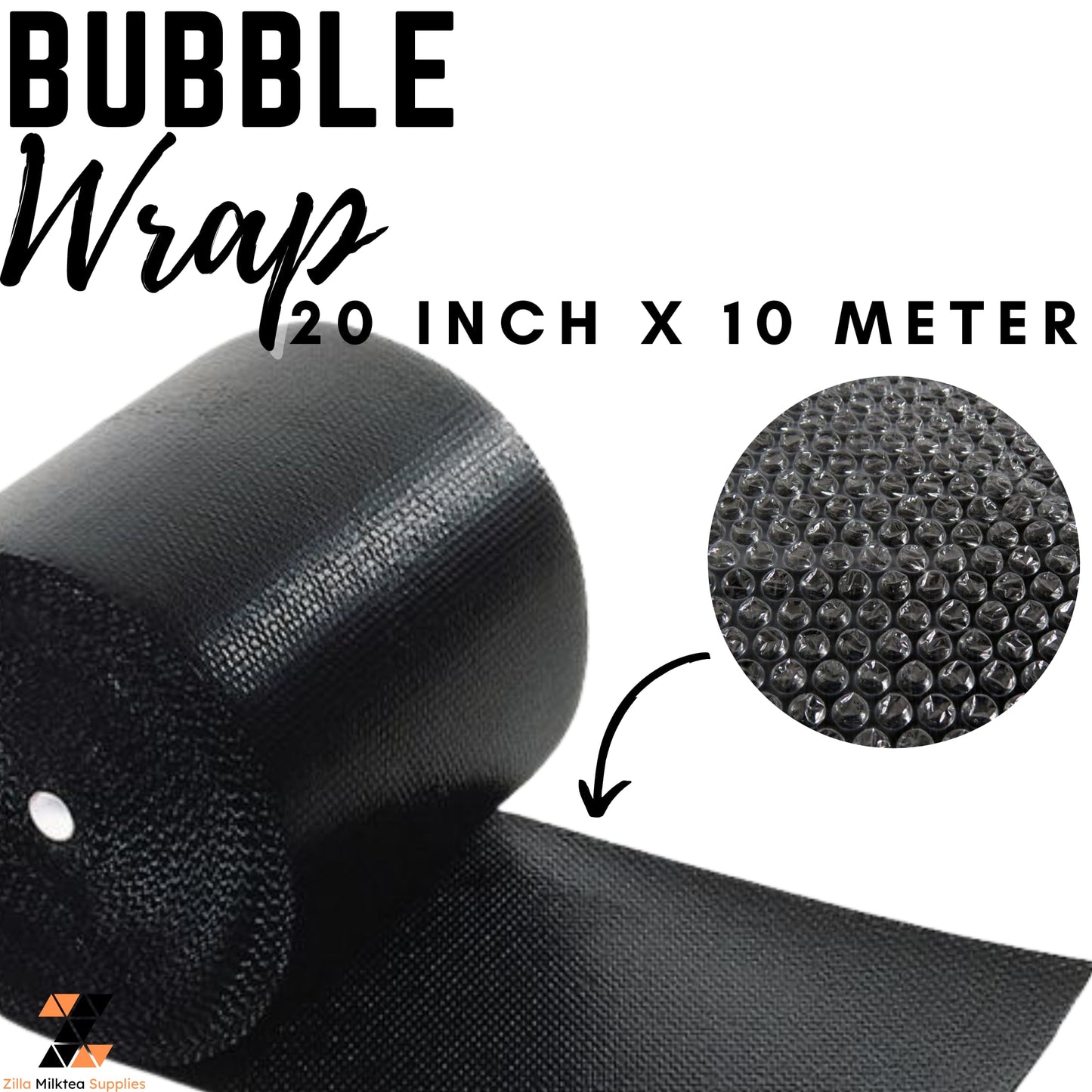 Bubble Wrap 20 INCHES x 1 METERS, 2ply Packaging Plastic wrap bubble cushion
