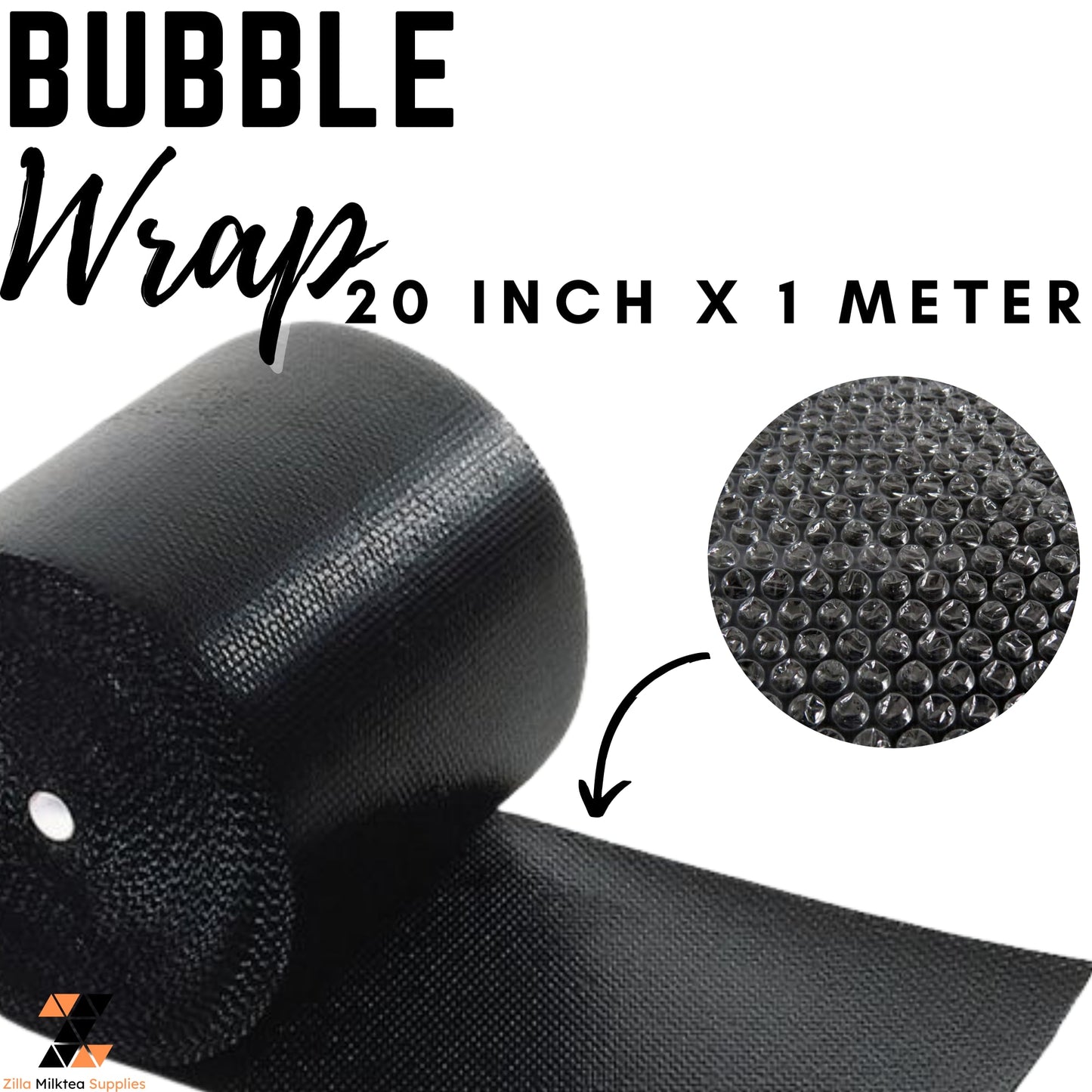 Bubble Wrap 20 INCHES x 1 METERS, 2ply Packaging Plastic wrap bubble cushion
