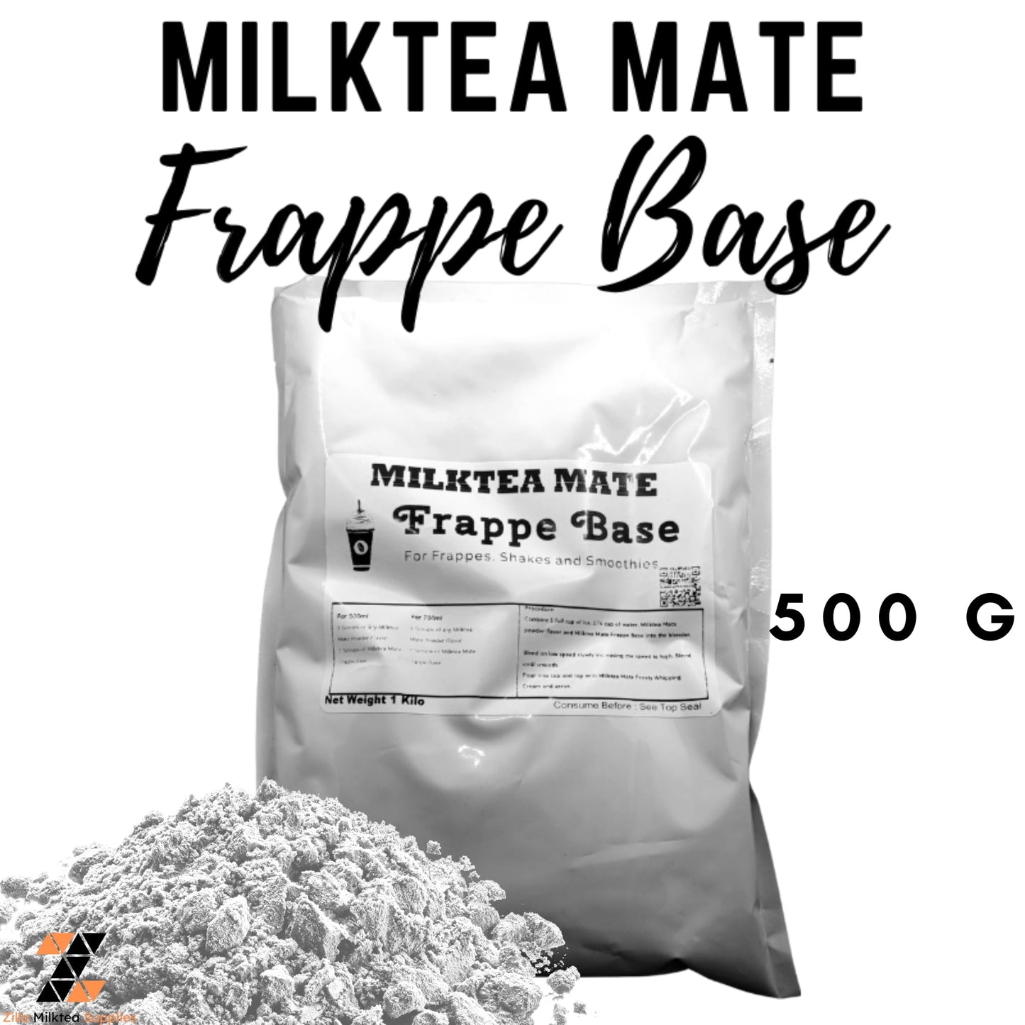 Milktea Mate Premium Powder 500g for MilkTea, Shakes and Frappe