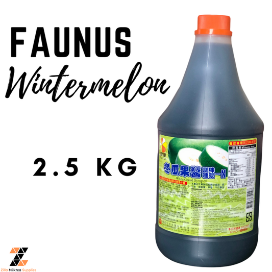 Faunus Wintermelon syrup 2.5kgs for Milktea, Milk Tea, Fruit Tea, Green team Shake, Frappe