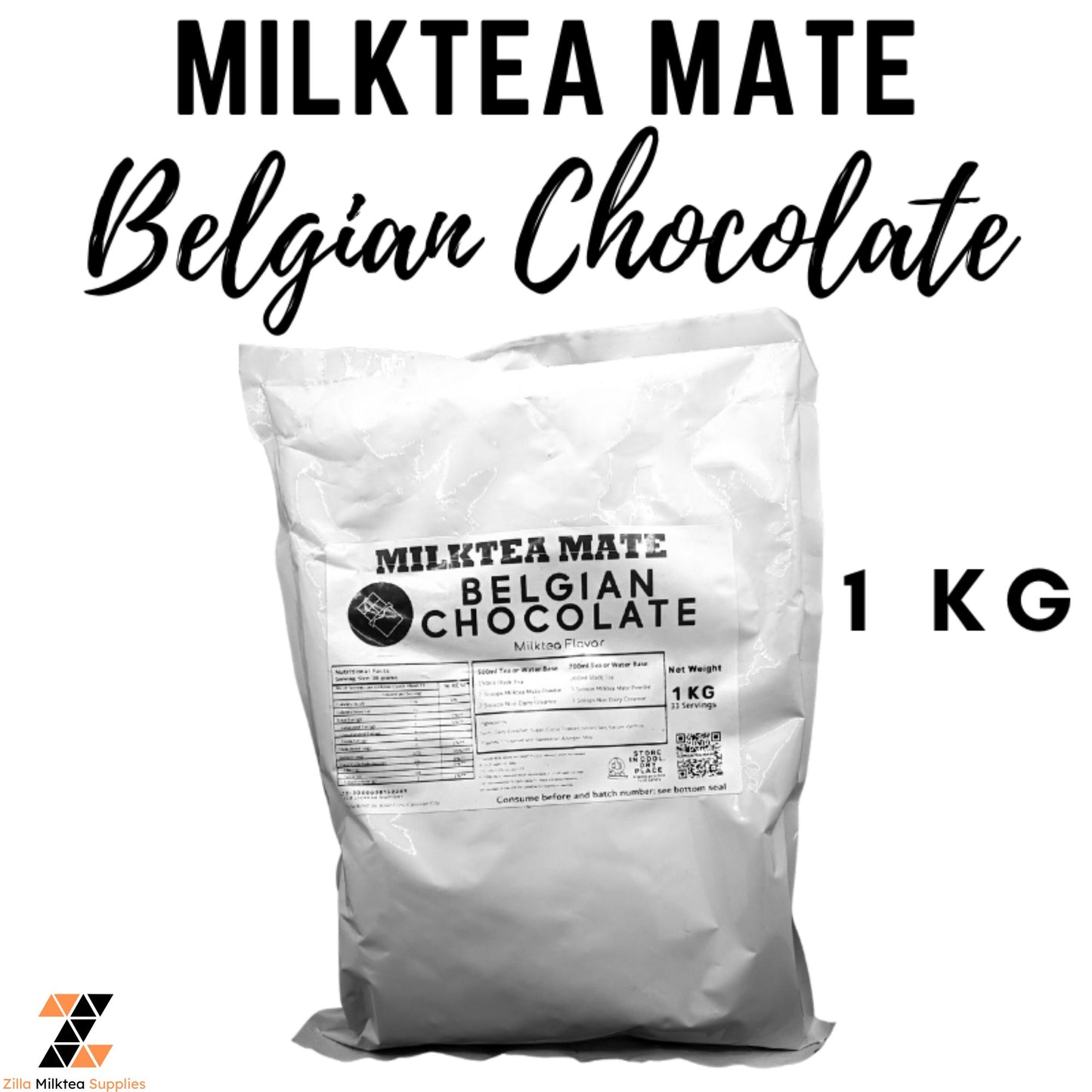 MLKT Powders, Milktea Mate Premium Powder Flavor 1kg for MilkTea, Shakes and Frappe