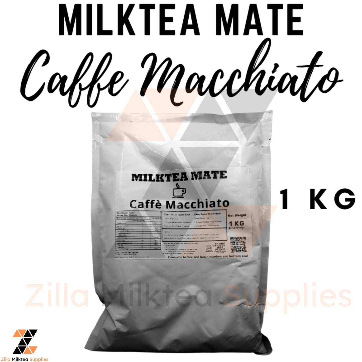 MLKT Powders, Milktea Mate Premium Powder Flavor 1kg for MilkTea, Shakes and Frappe