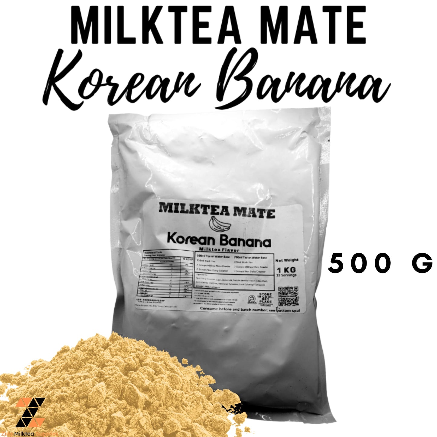 Milktea Mate Premium Powder 500g for MilkTea, Shakes and Frappe