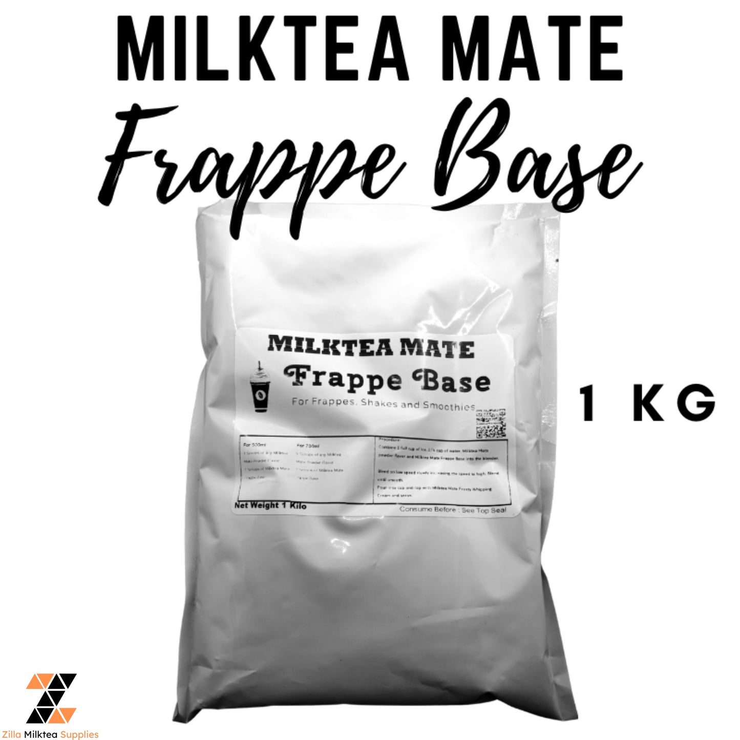 MLKT Powders, Milktea Mate Premium Powder Flavor 1kg for MilkTea, Shakes and Frappe