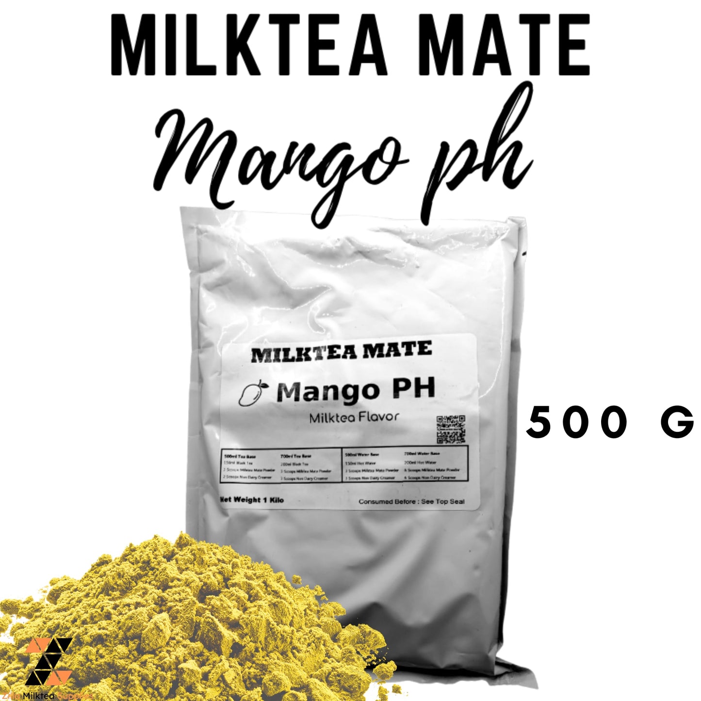 MLKT Powders, Milktea Mate Premium Powder Flavor 500g for MilkTea, Shakes and Frappe
